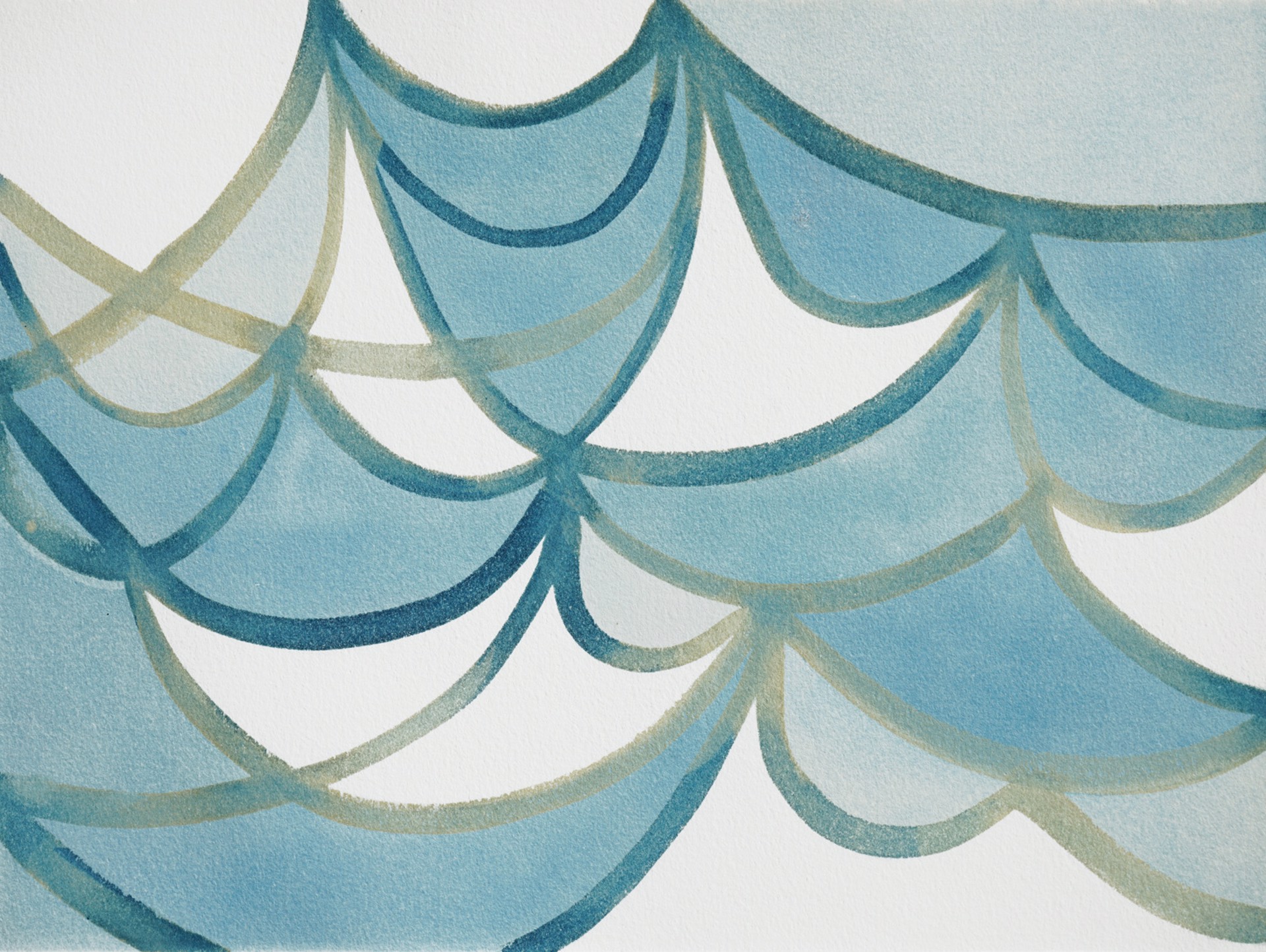 Little Blue Waves 11 by Terri Dilling