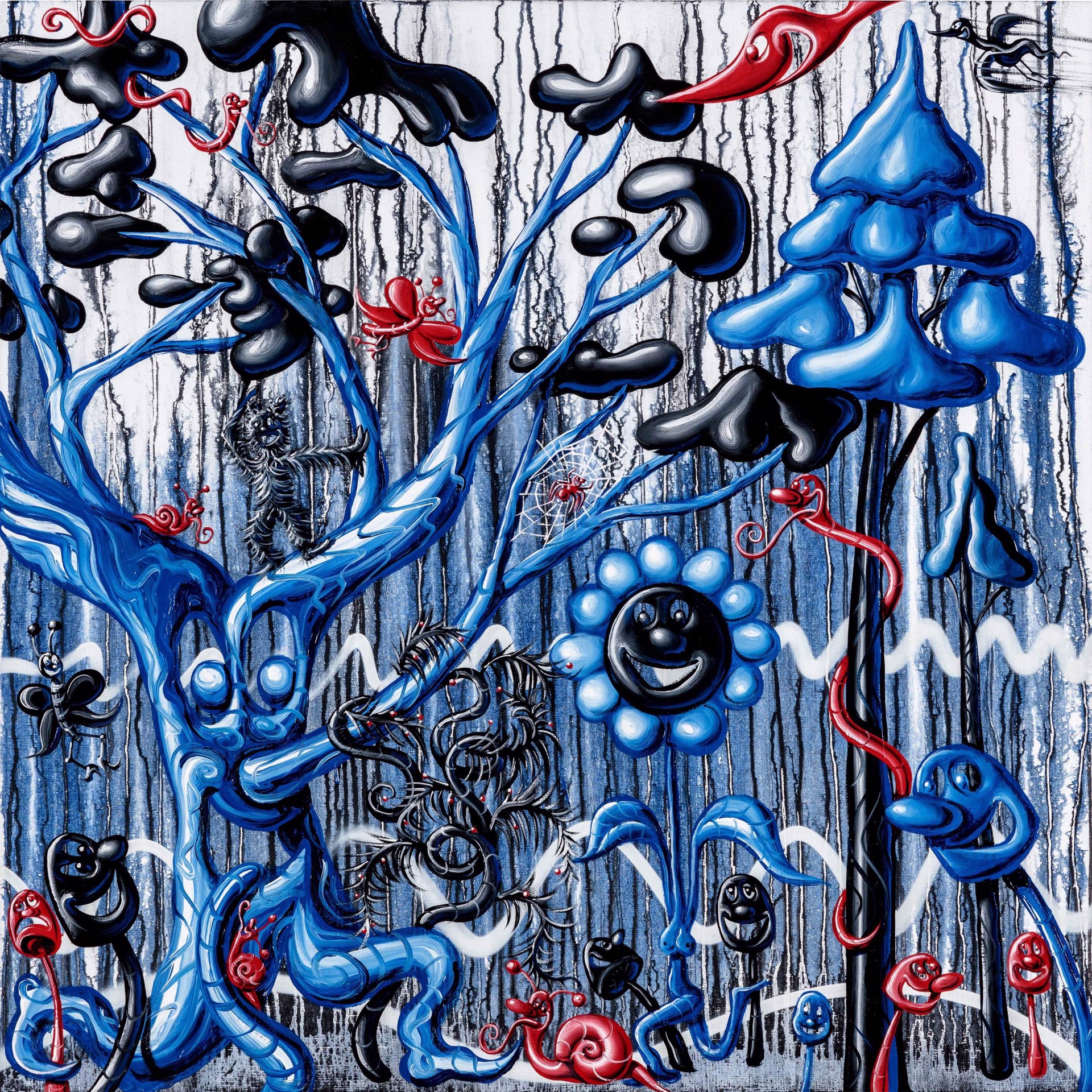 Furungle Blue by Kenny Scharf