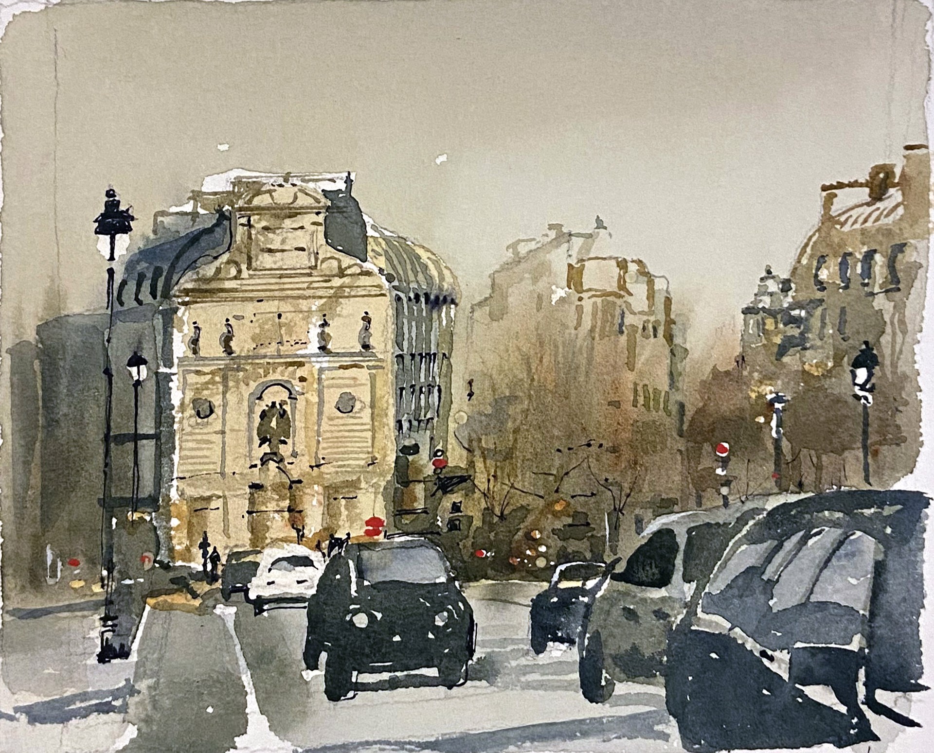 Paris Street Scene III by Bob Moody