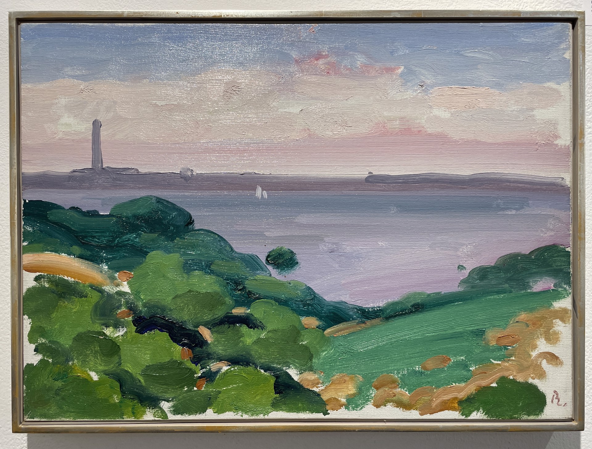 Provincetown Monument from Bound Brook Island by Paul Resika