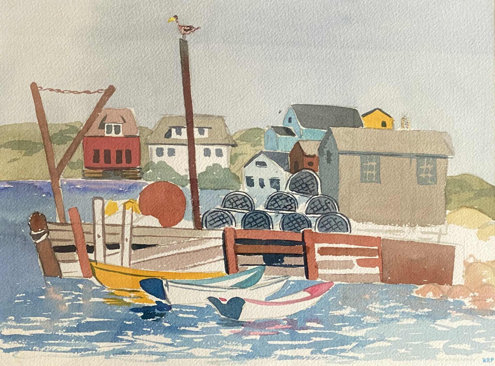 Peaceful Harbor by Rosalie Prussing