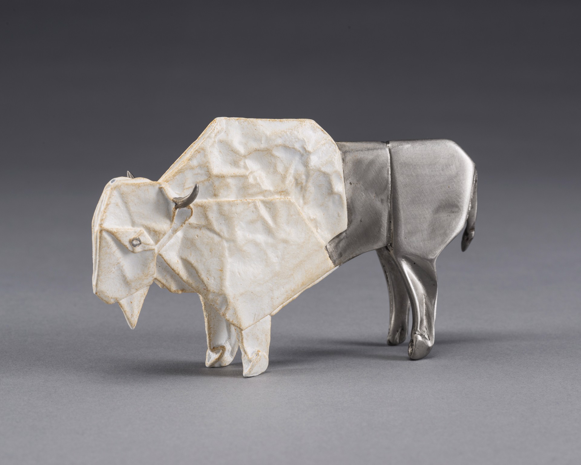 White Bison- Mini by KEVIN BOX