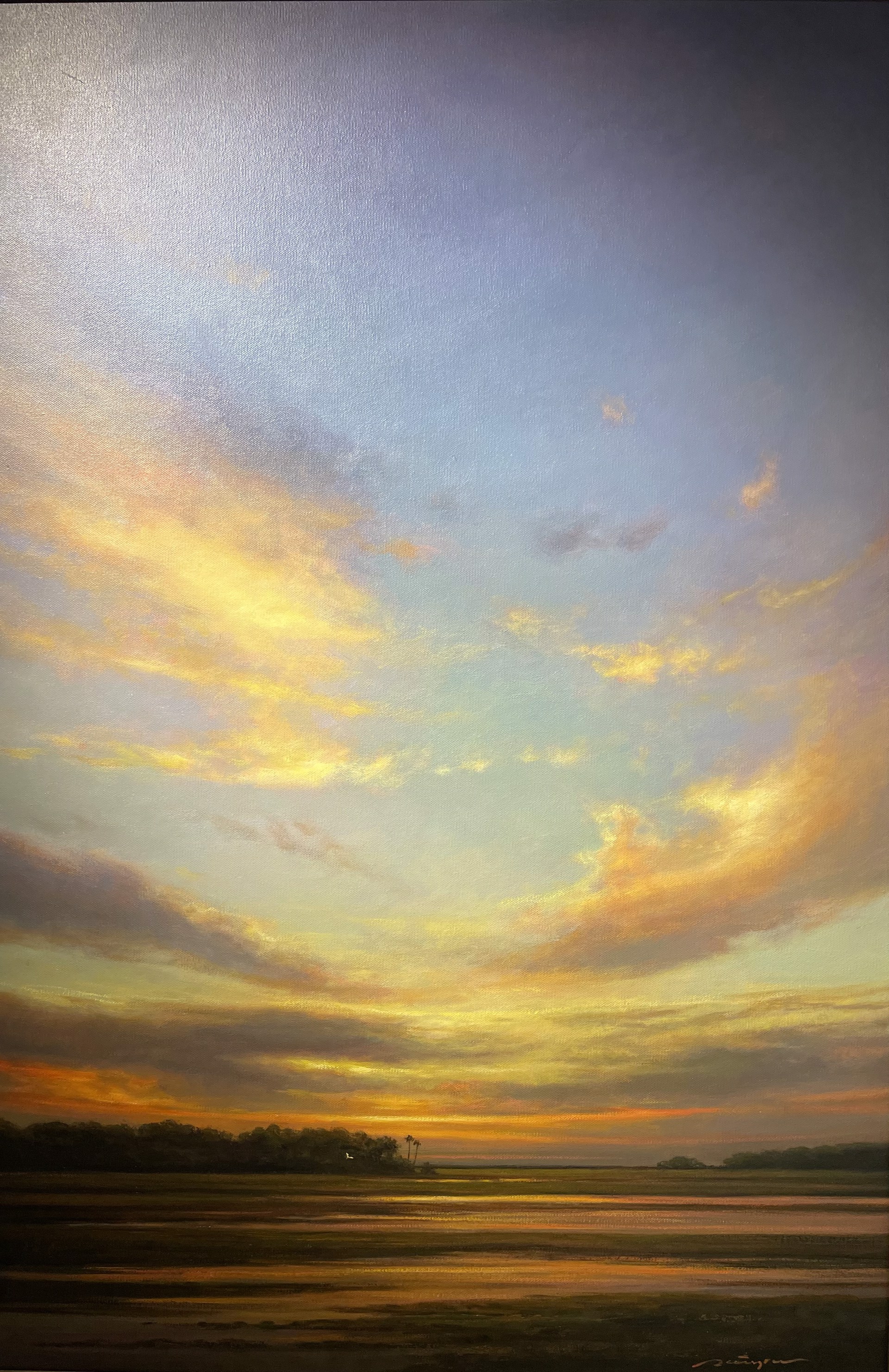 Winter Sunset - SOLD by Peter Pettegrew