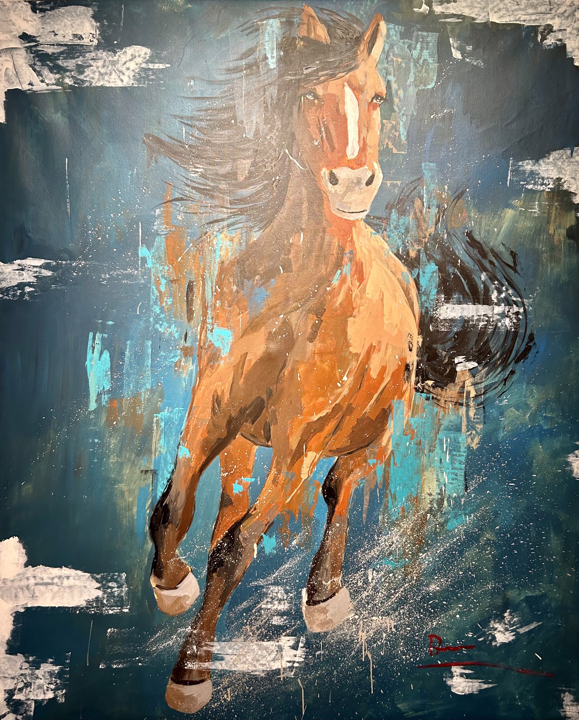 Horse Galloping by Dominic Mattioli