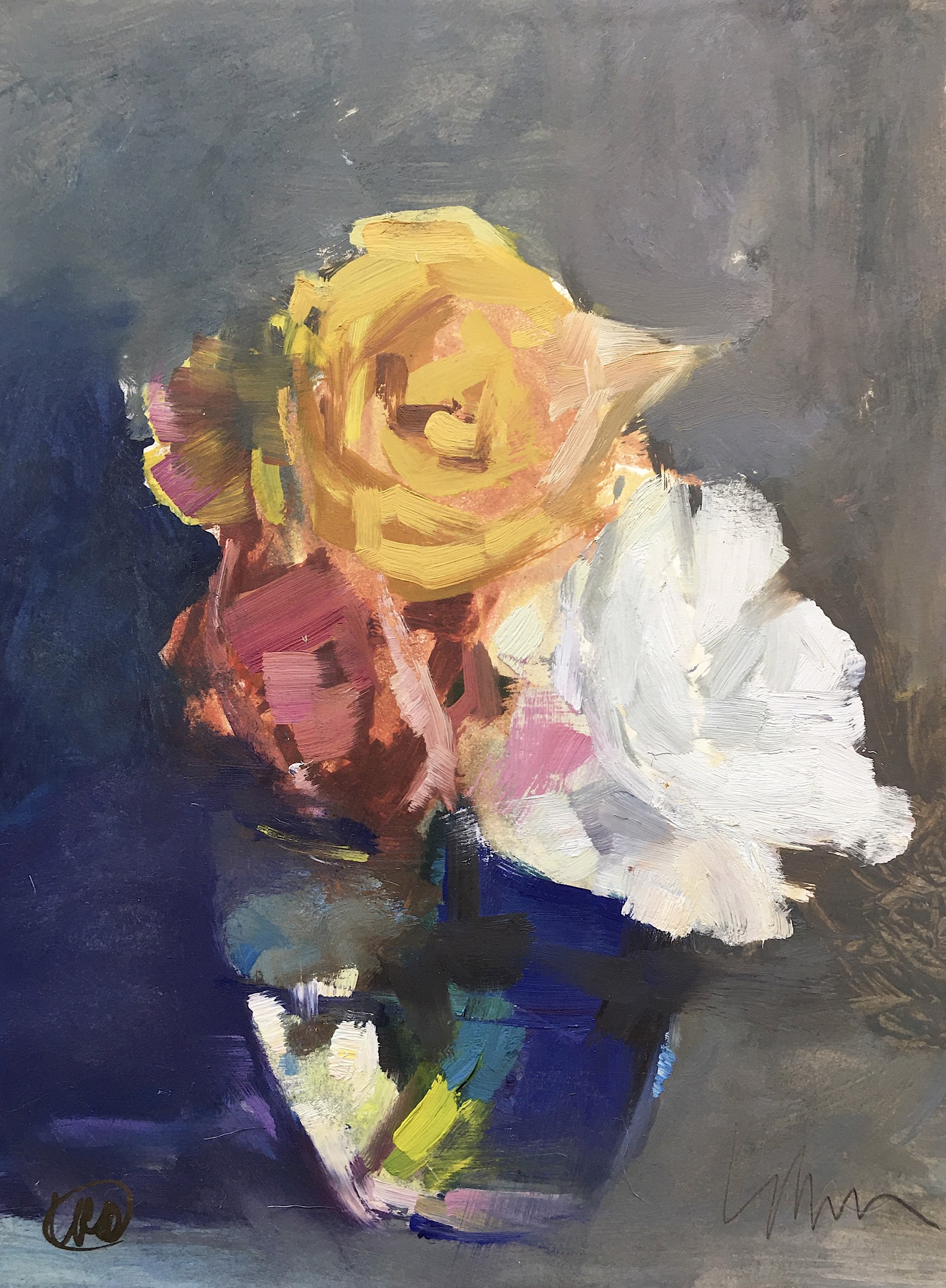 Fresh Roses by Ingrid Derrickson