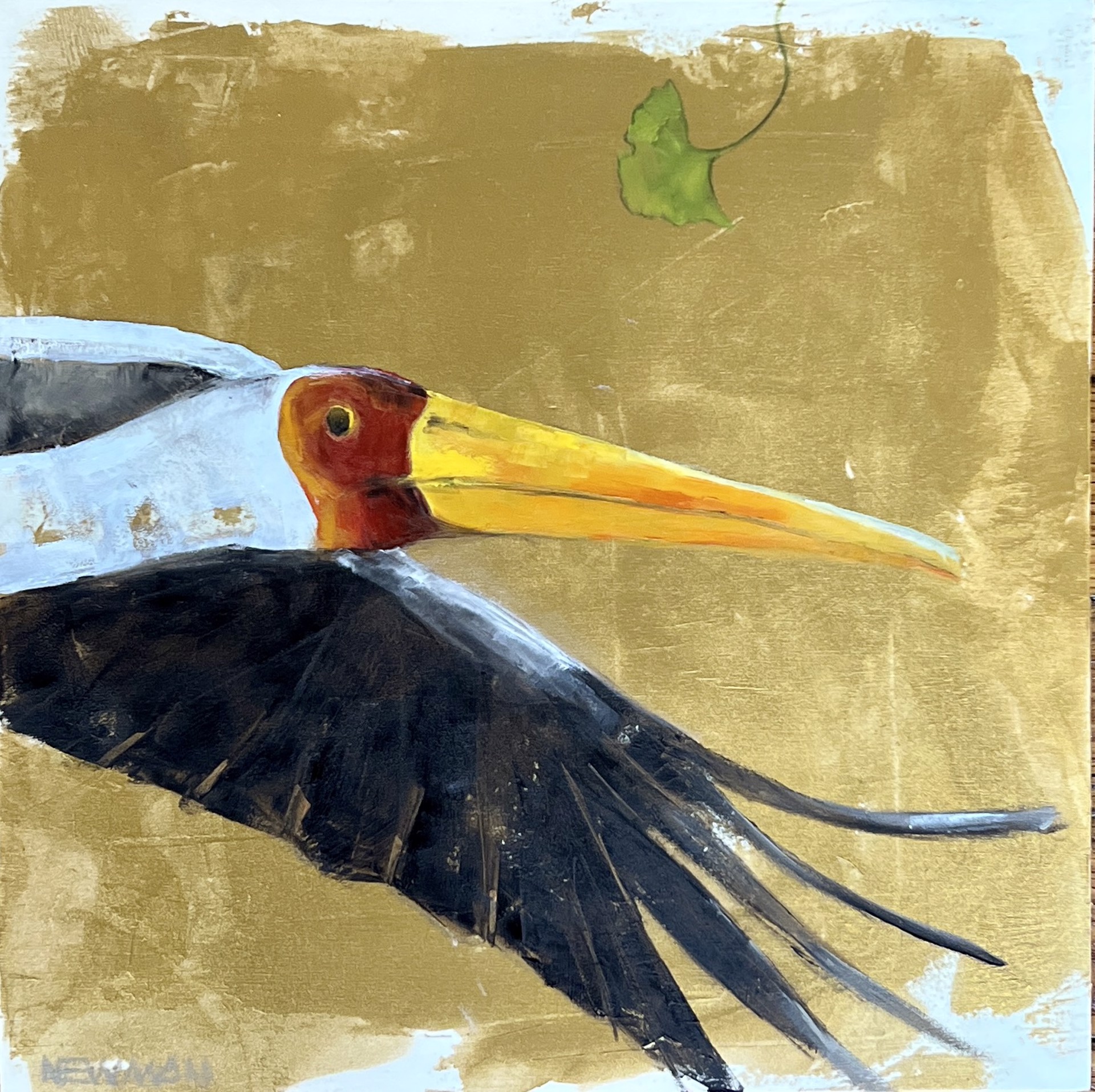 Brolga Crane by Marlise Newman