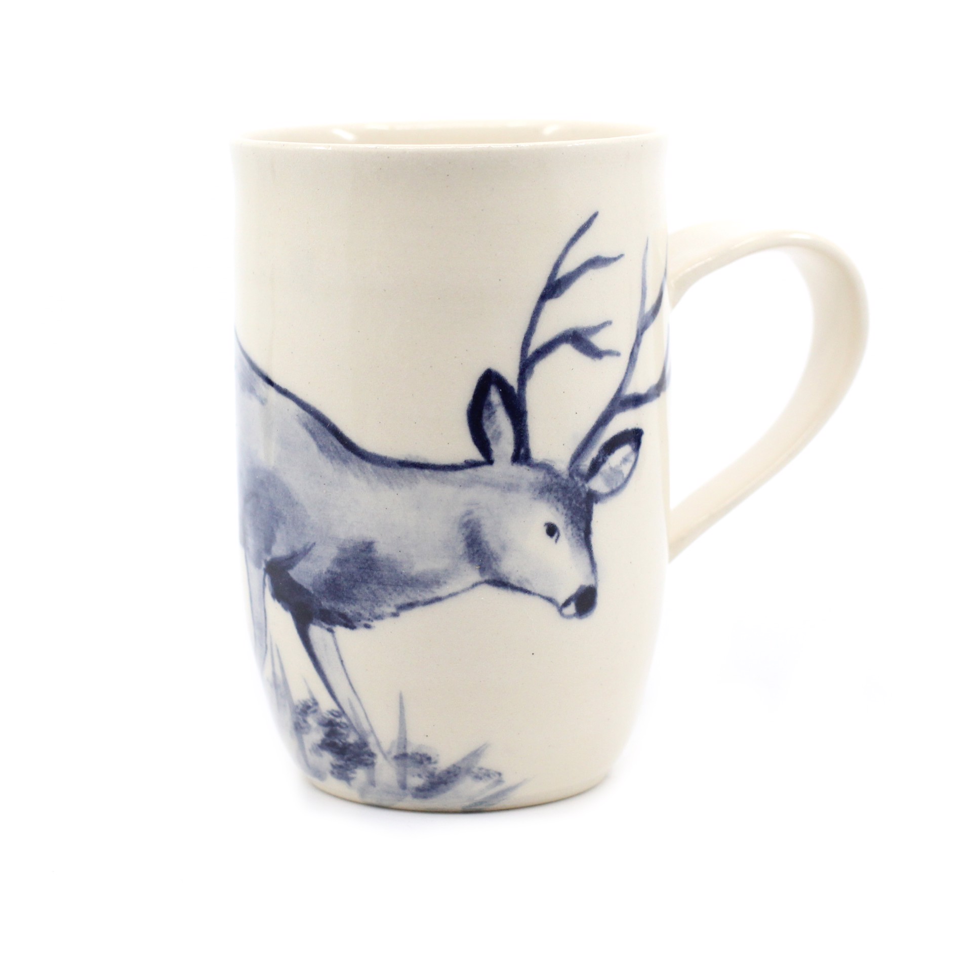 Deer Mug by Kat Kinnick