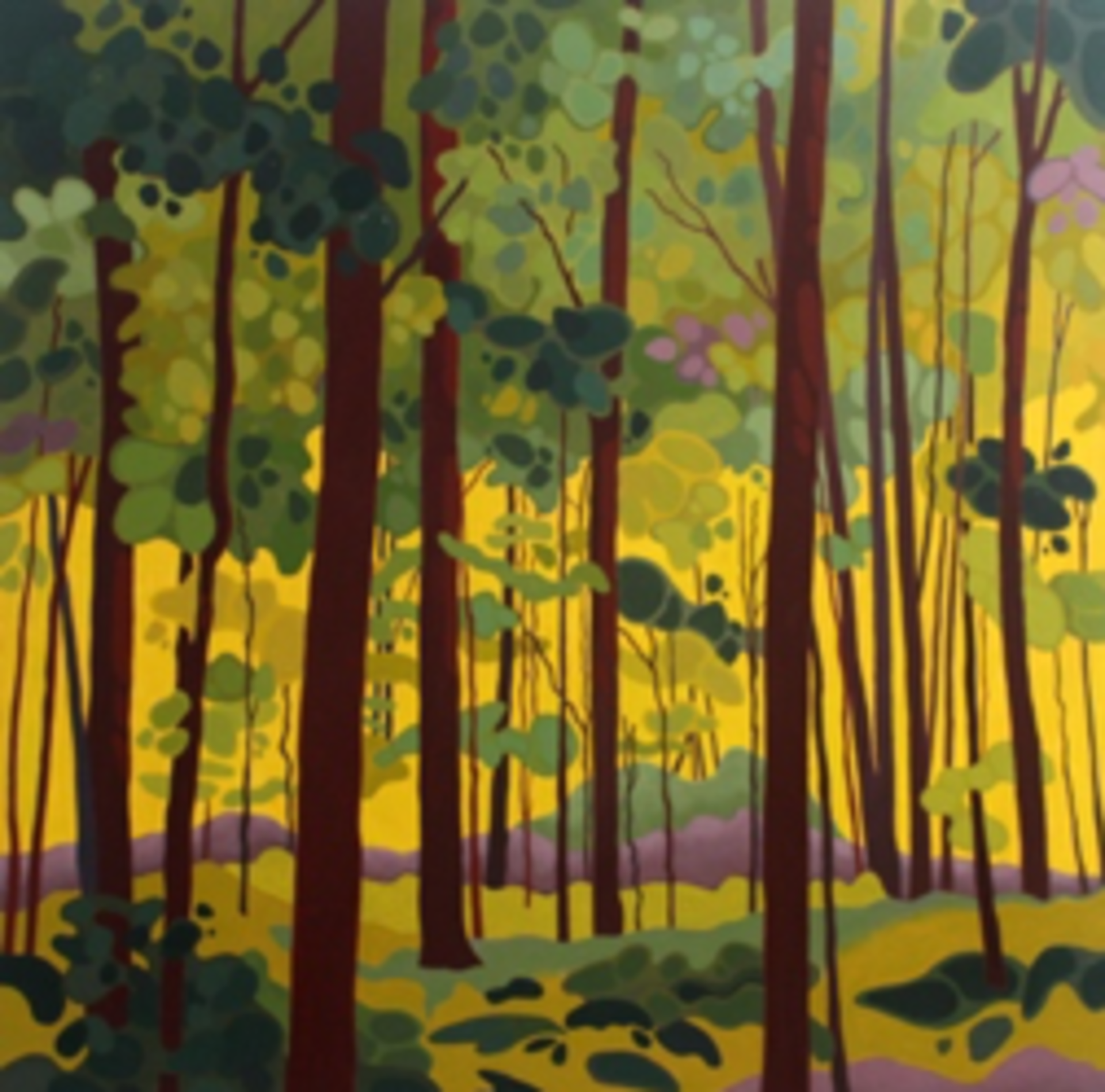 Summer Forest by Leanne Baird