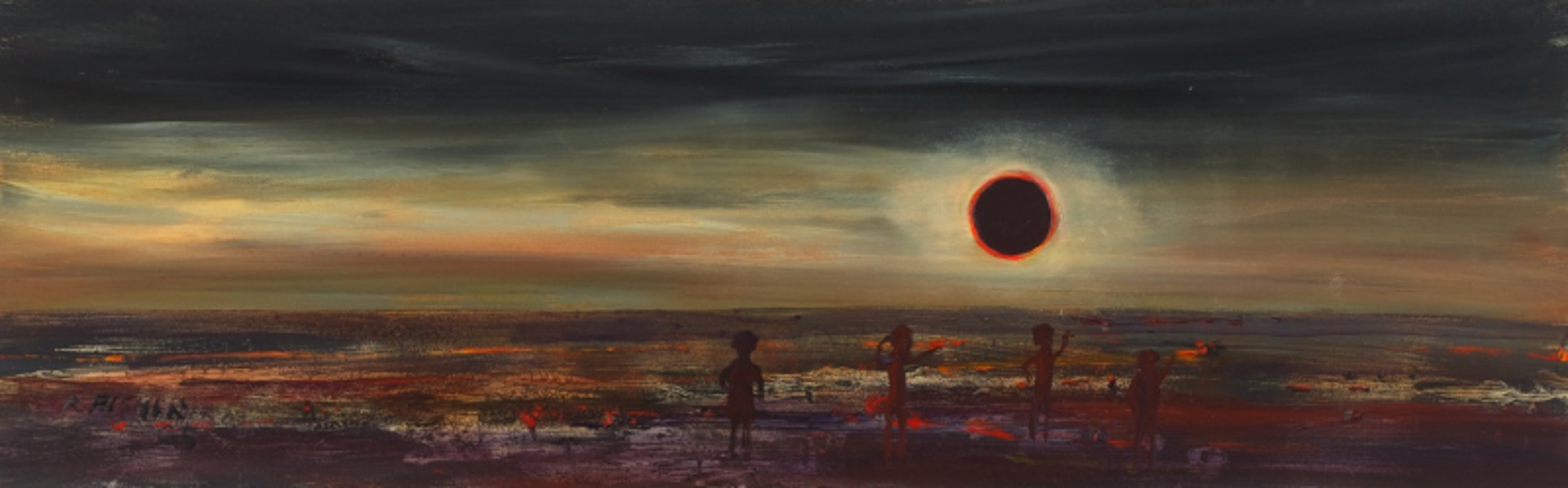 Outback Eclipse by Robert Fisher