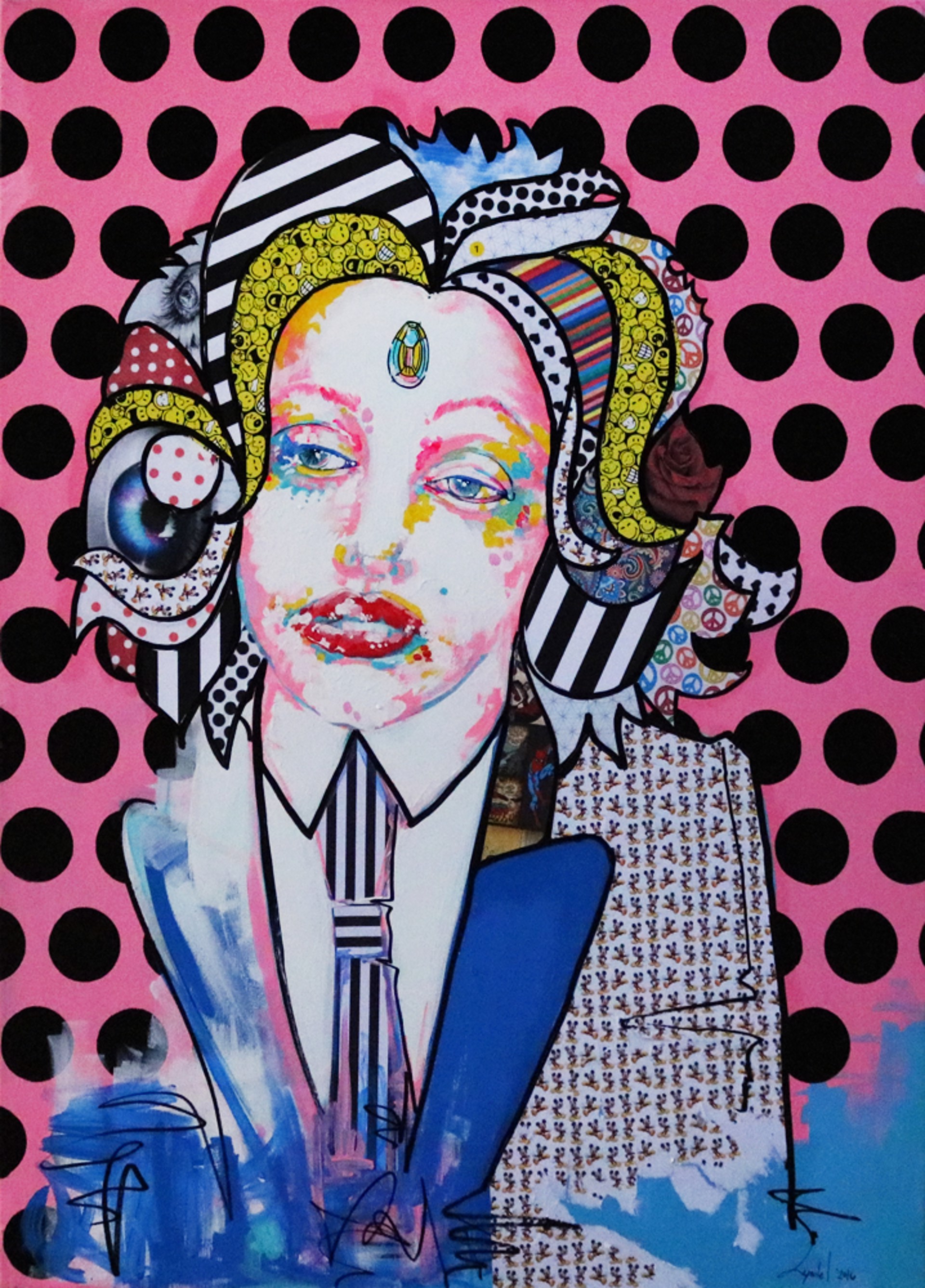 Tipsy Blonde by Lyndell Palermo | Art One Gallery, Inc.