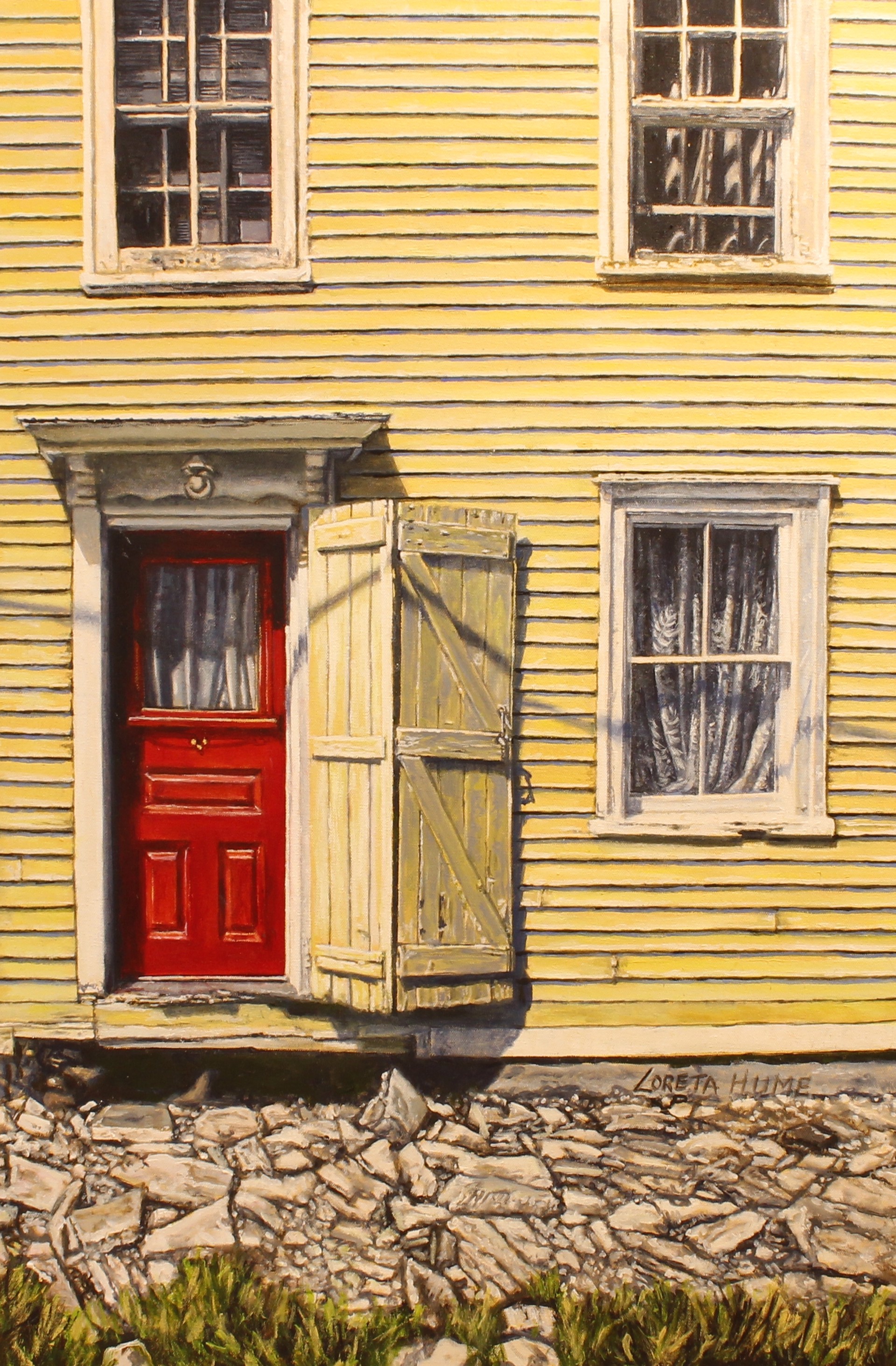 Fowler House, Red Door by Loreta Hume
