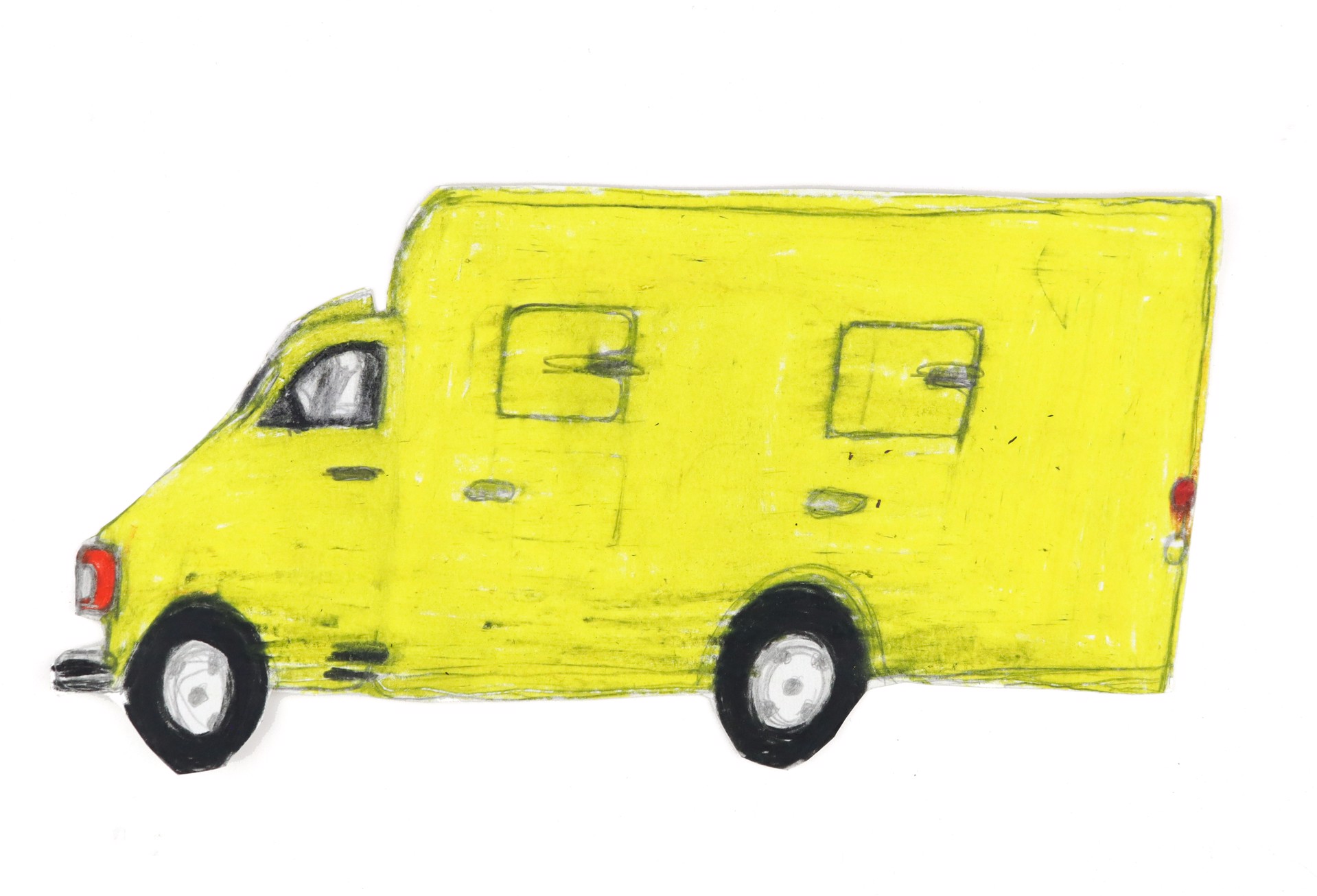 Yellow Food Truck by Michael Haynes