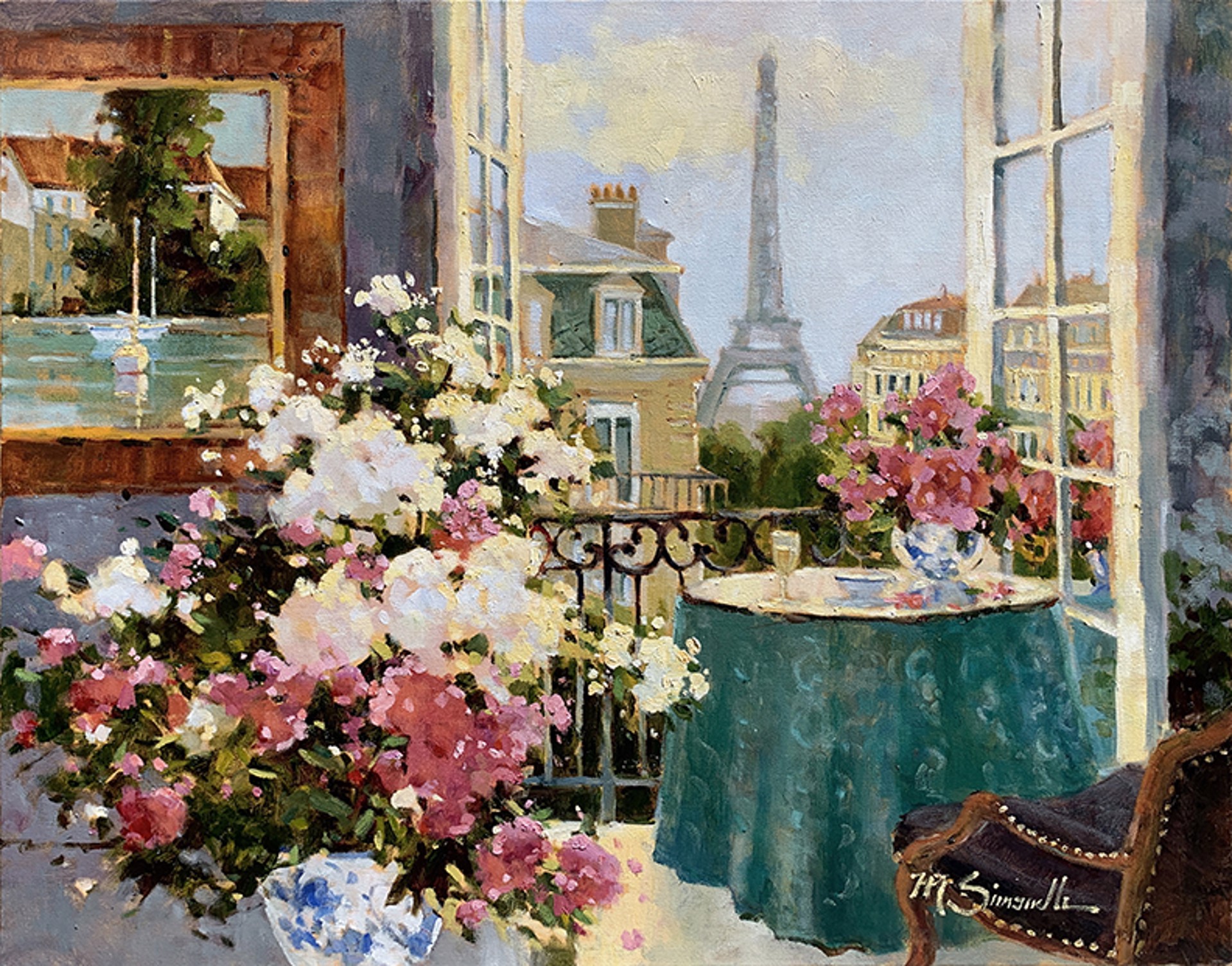 Paris Balcony by Marilyn Simandle