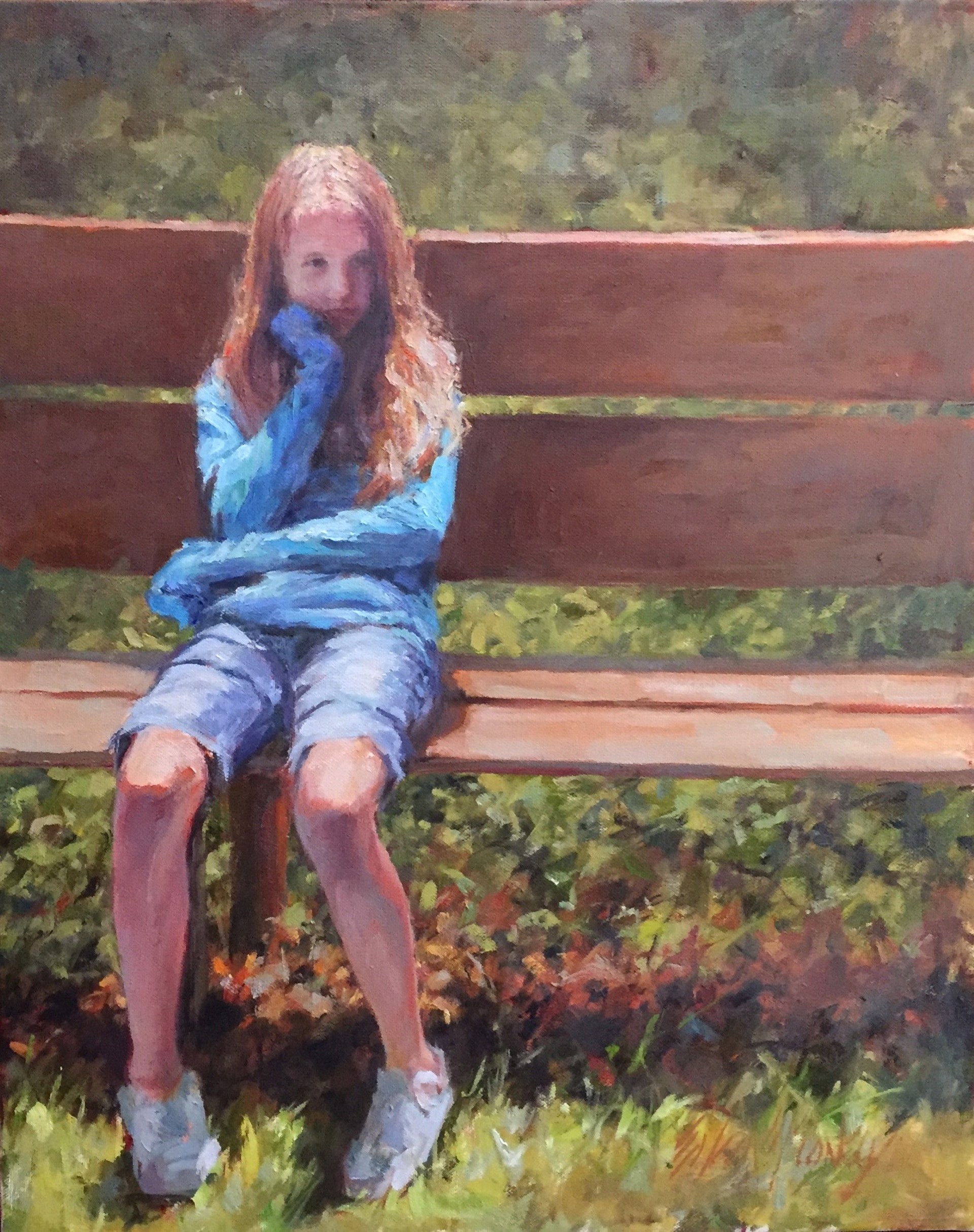 EILEEN MCCONKEY, "Awkward Age" by Oil Painters of America
