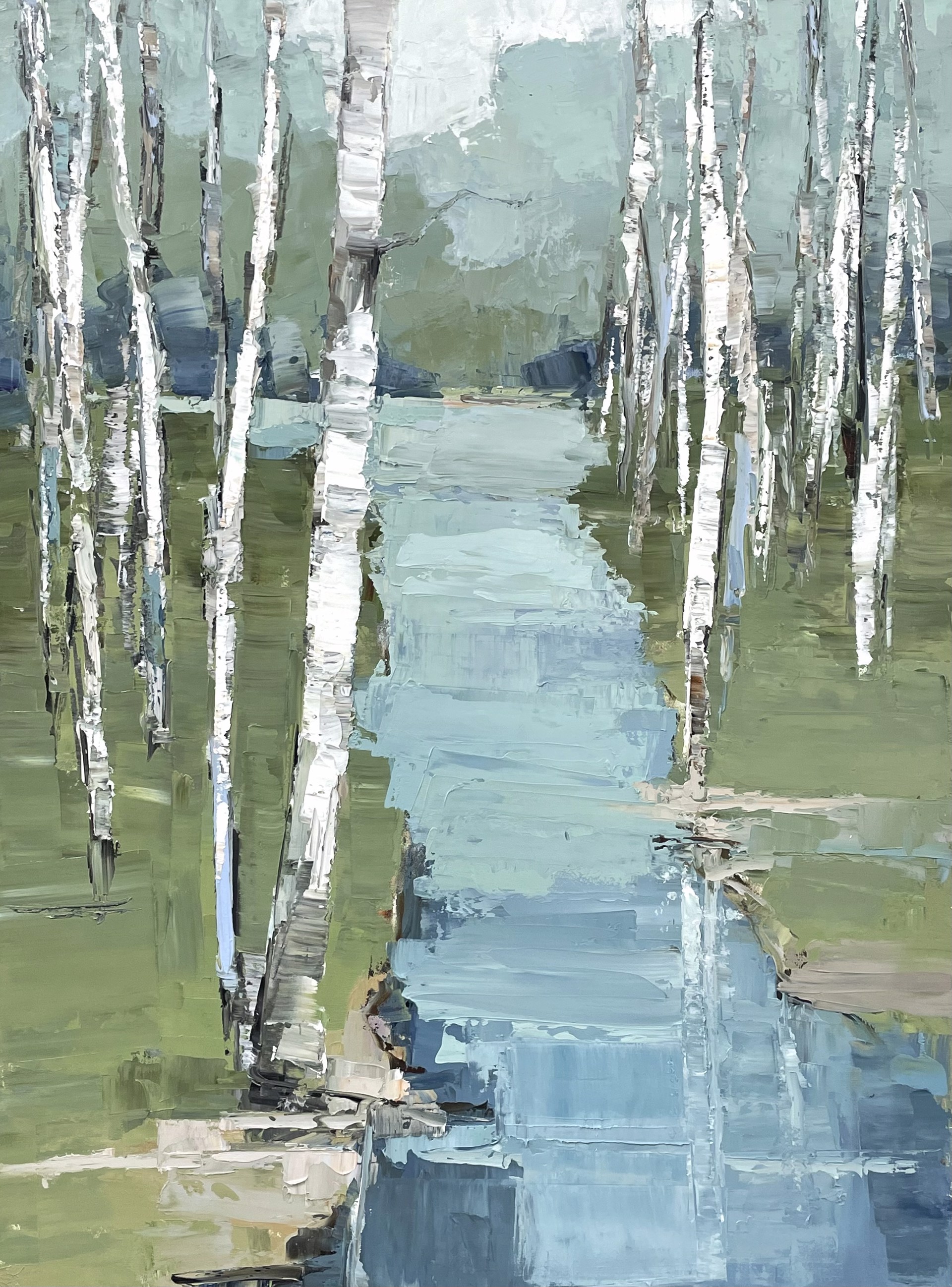 Birch, I by Barbara Flowers