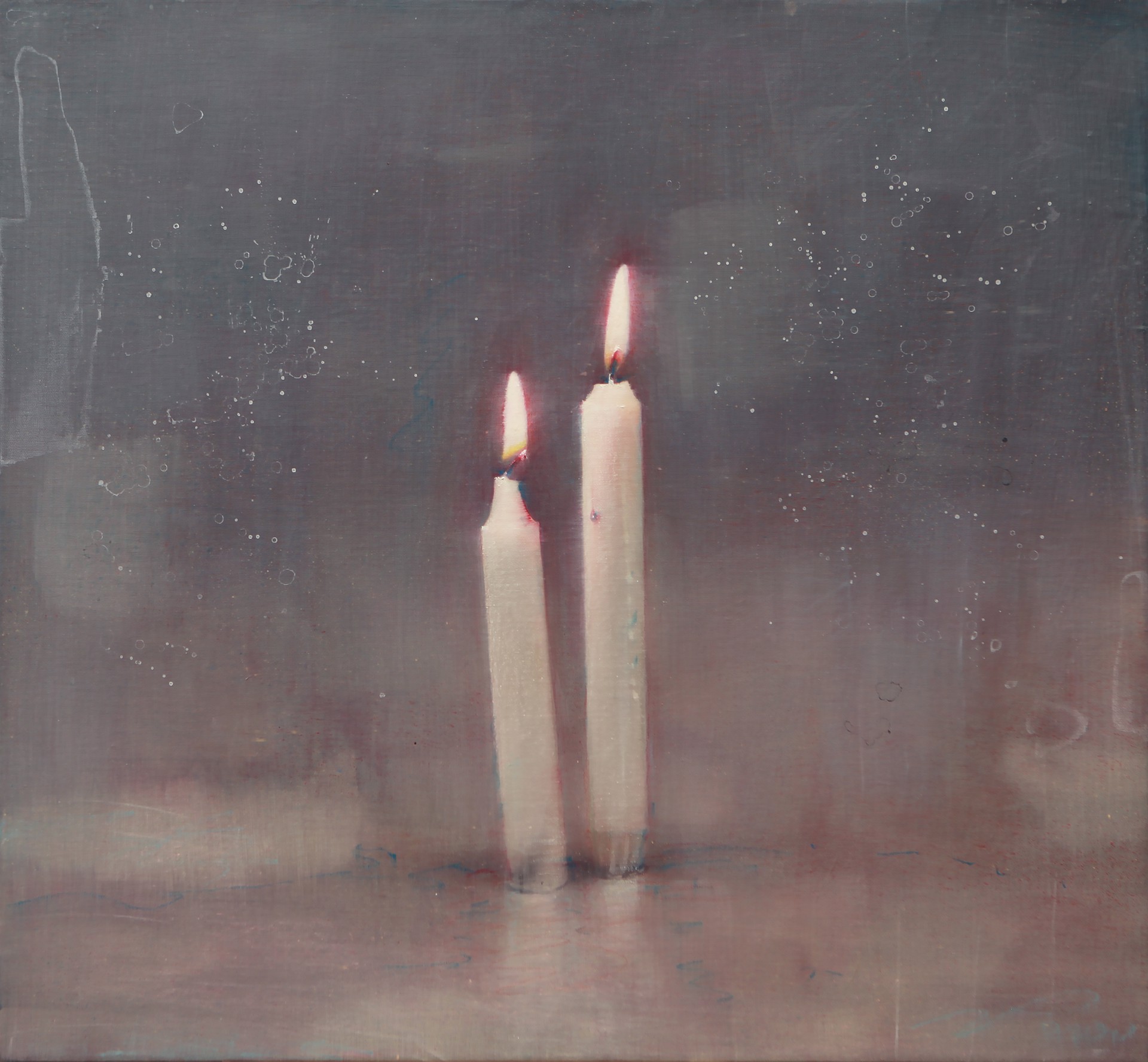 Two Candles by Valentin Popov