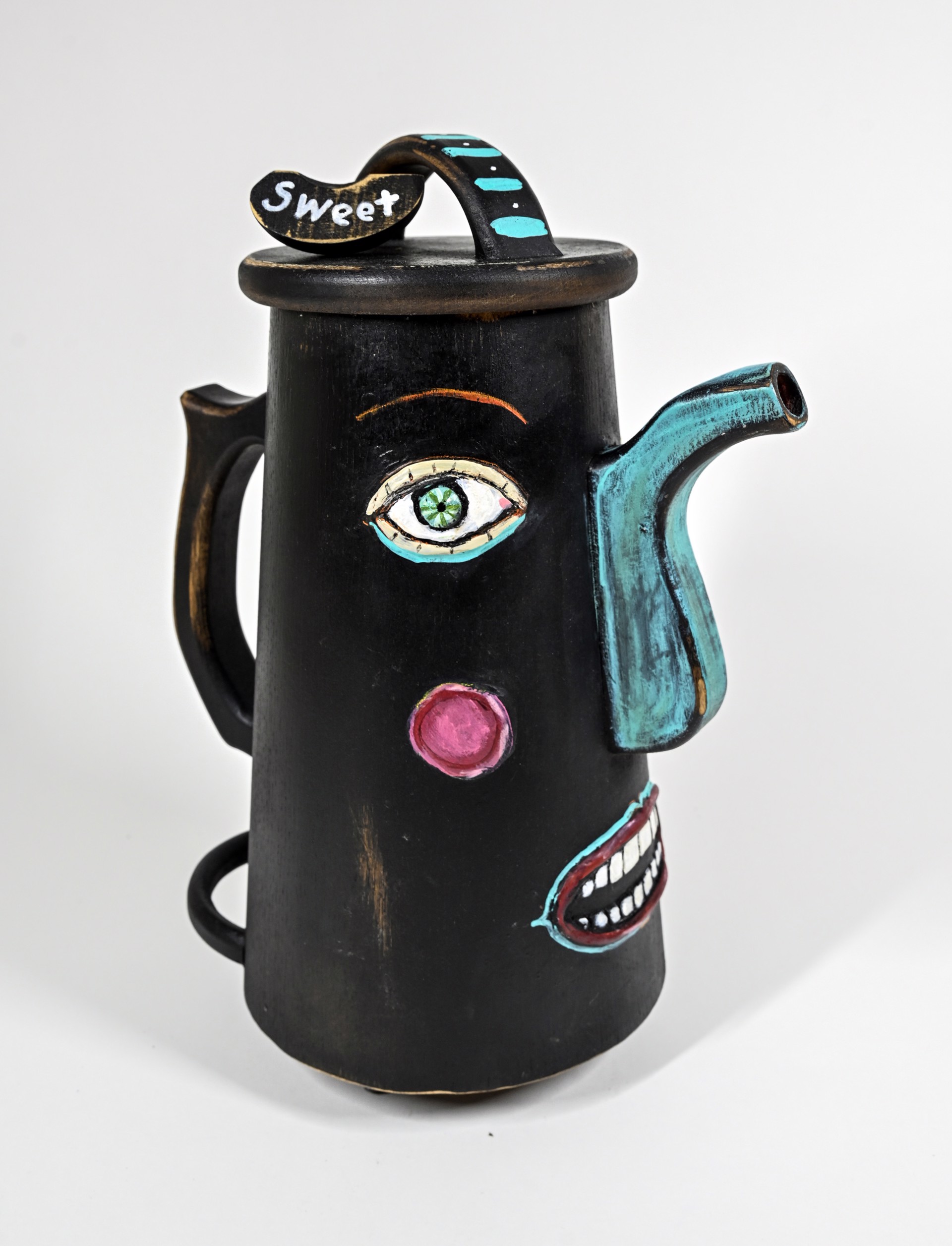 Large Rolling Teapot by Stephanie Brockway