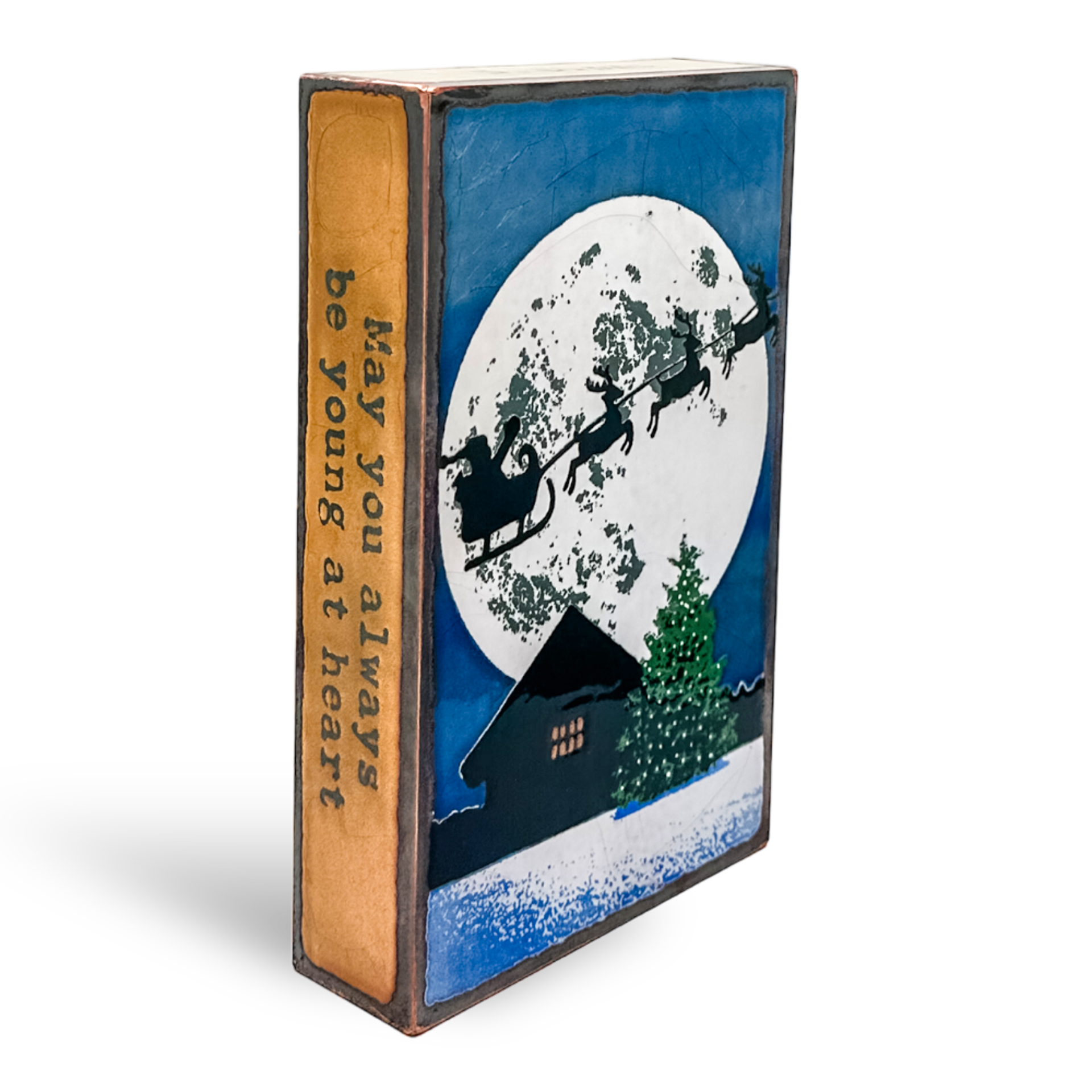 St. Nick "May you always be young at heart and search the sky on Christmas Eve." -S. Claus (Limited Edition) by Houston Llew