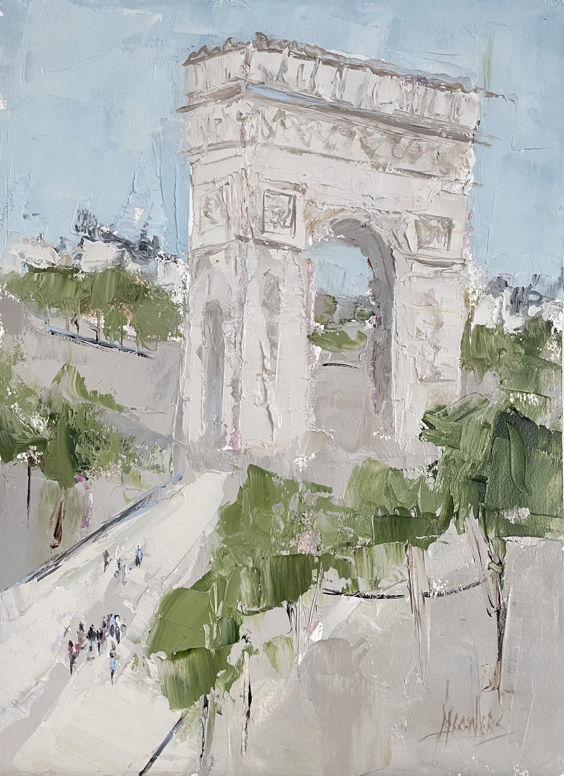 Arc de Triomphe, Paris by Barbara Flowers