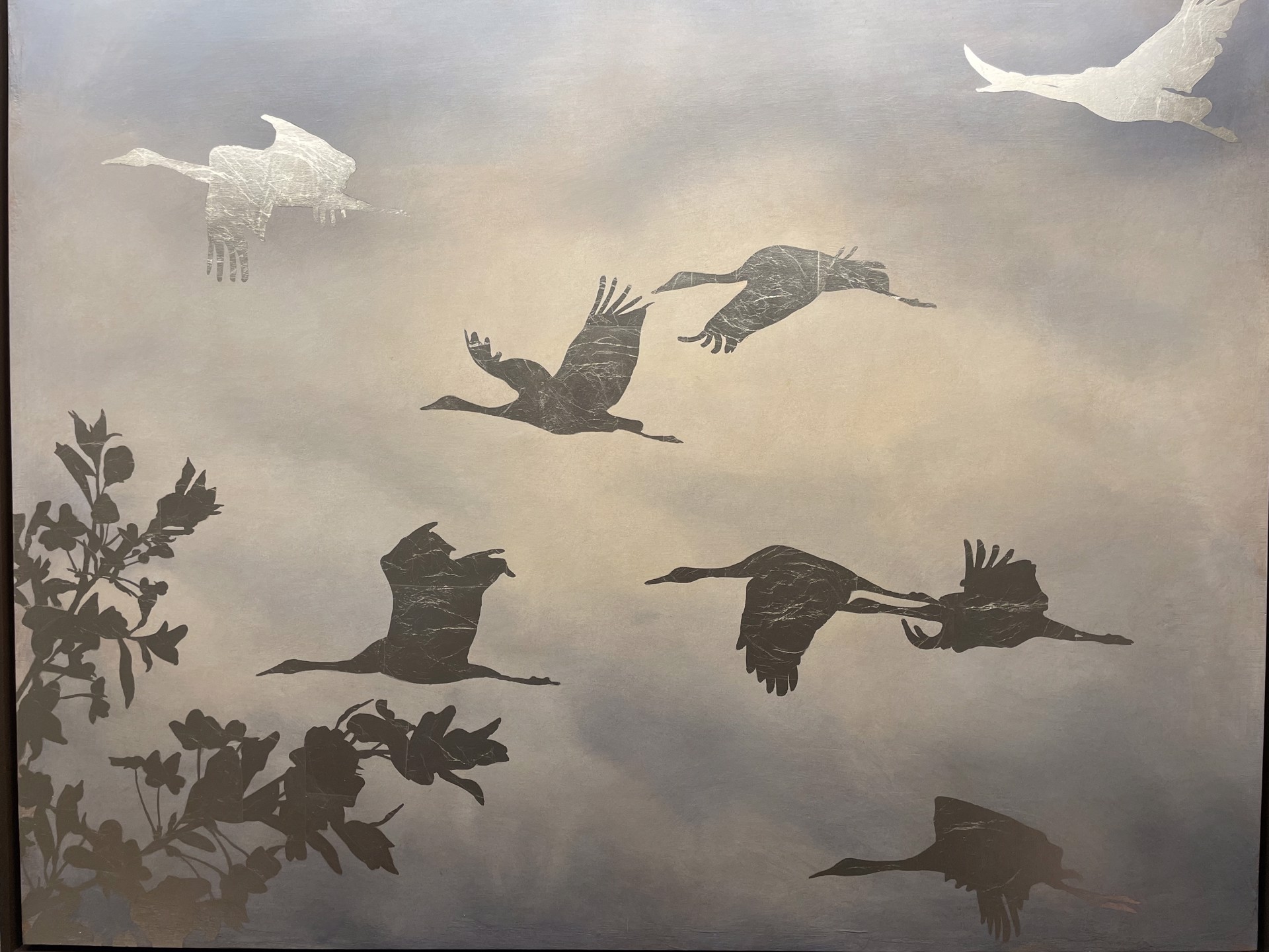 Crane Morning Flight by Kurt Meer