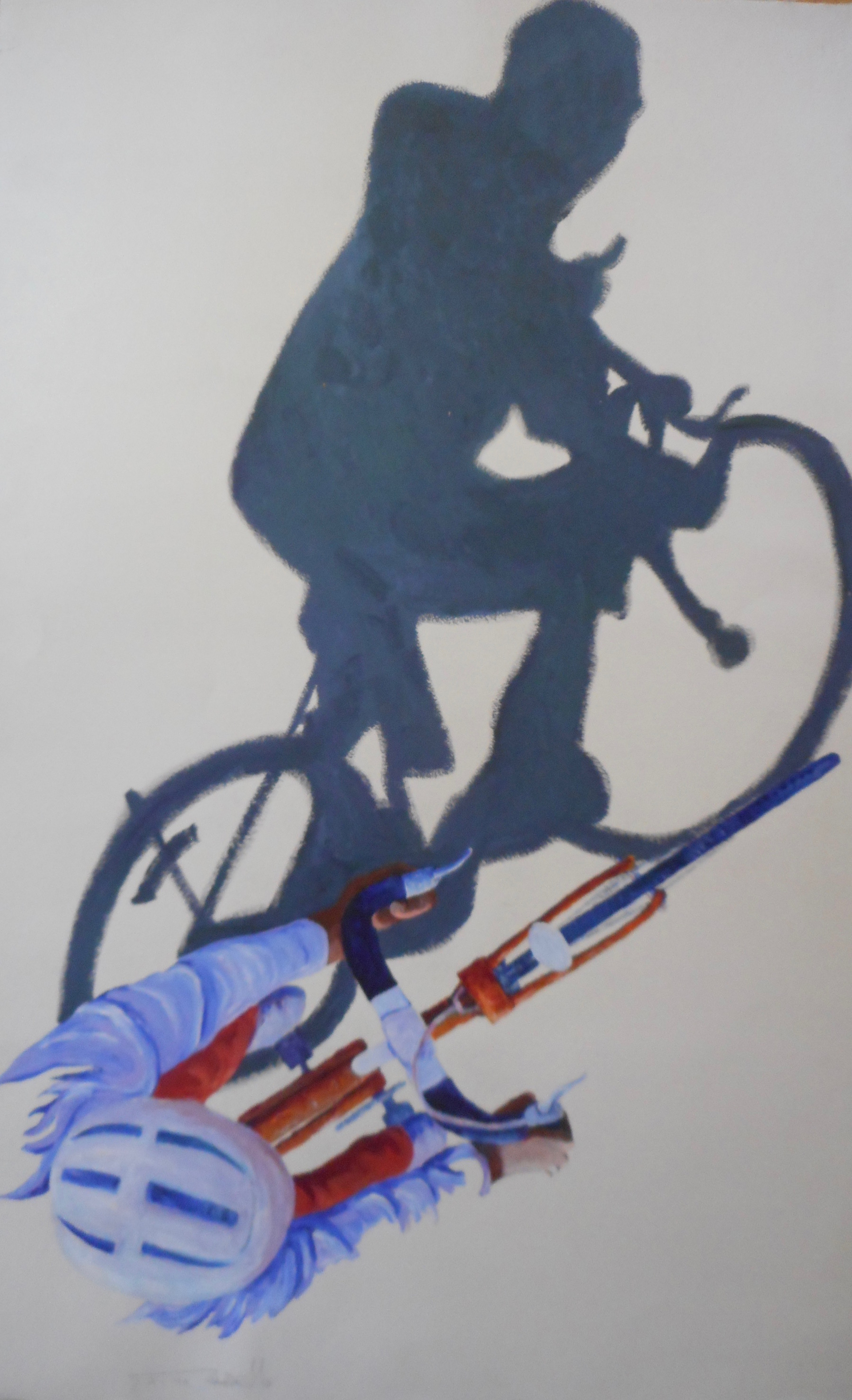 Bicyclist IX by Jim Zwadlo