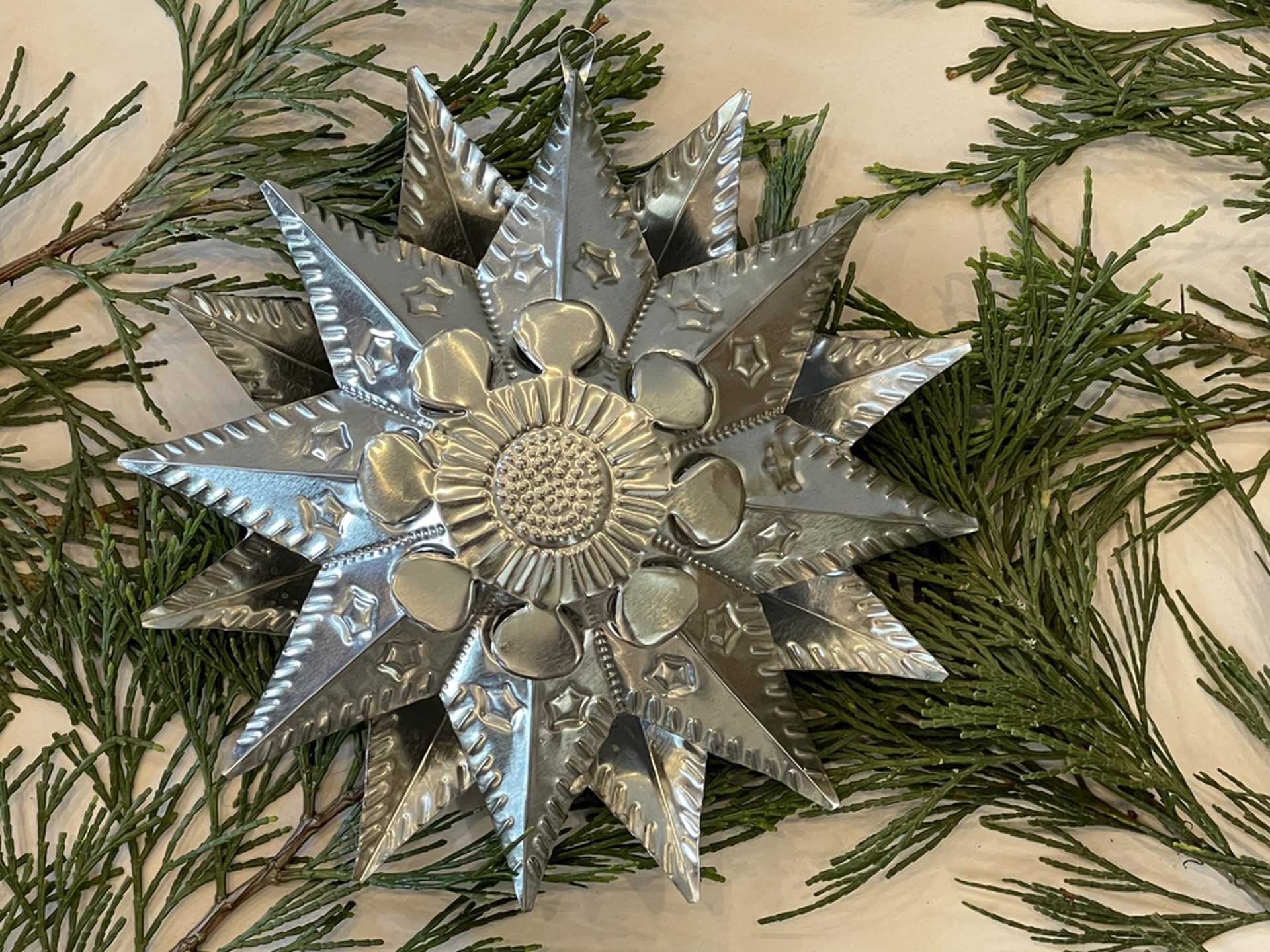 Ornament - Large Tin Star by Indigo Desert Ranch - Holiday