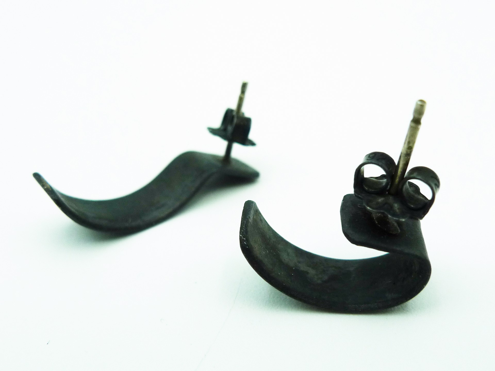 Asymmetrical Demi Hoop Earrings by Susanne Henry
