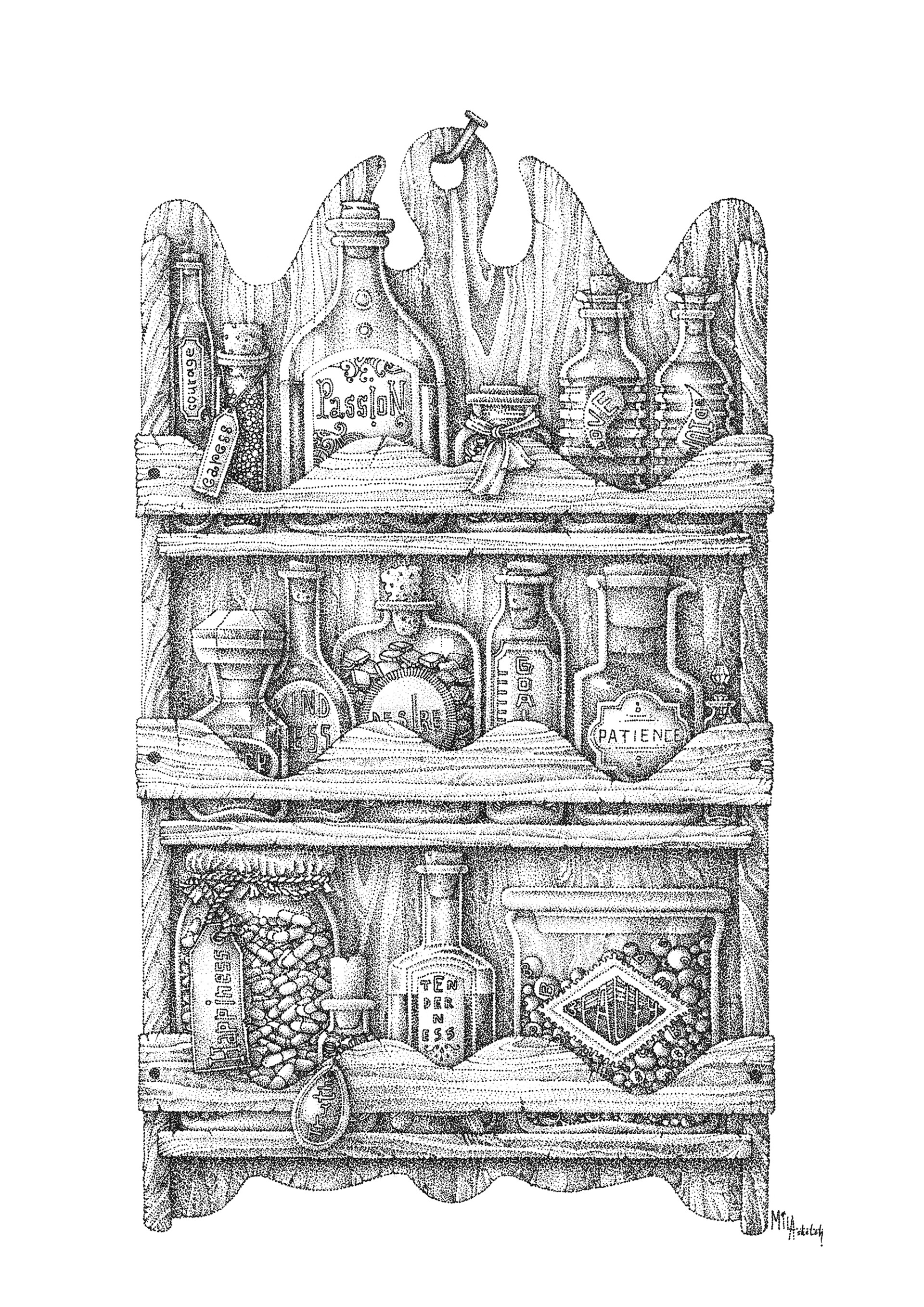 Pharmacy of Happiness (04/15) by Mila Sketch