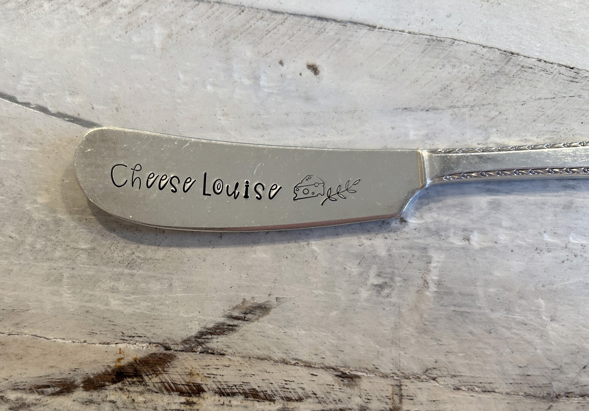 Holiday Vintage Cheese Knife | Cheese Louise by Sassy Barn