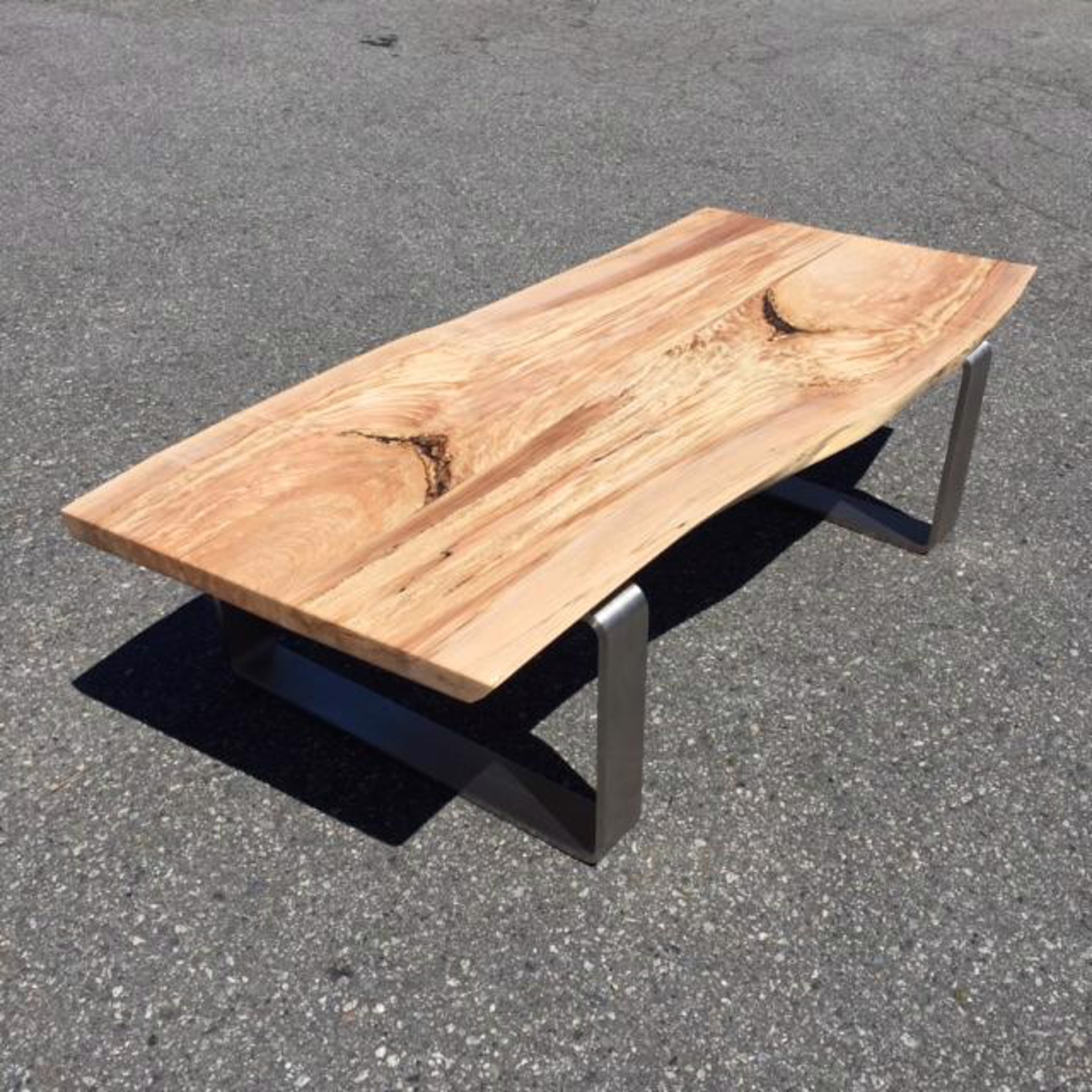 West Coast Modern Coffee Table - spalted by Benjamin McLaughlin
