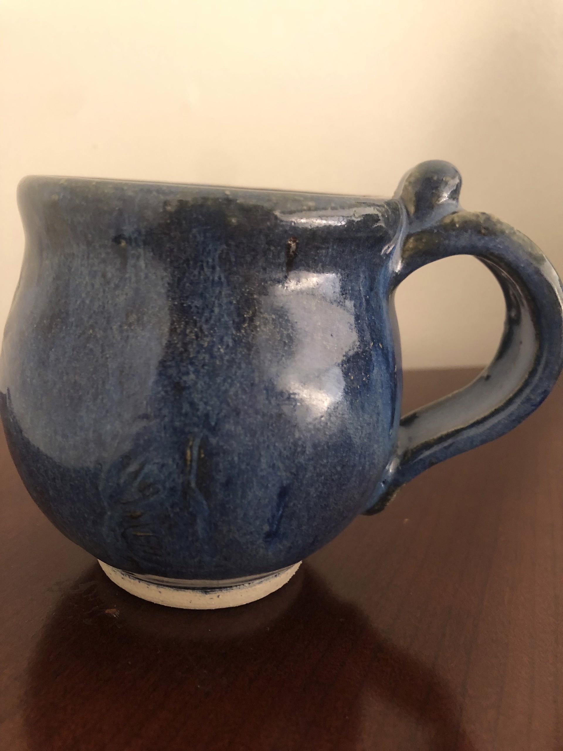 small blue mug by Sunny Shultz