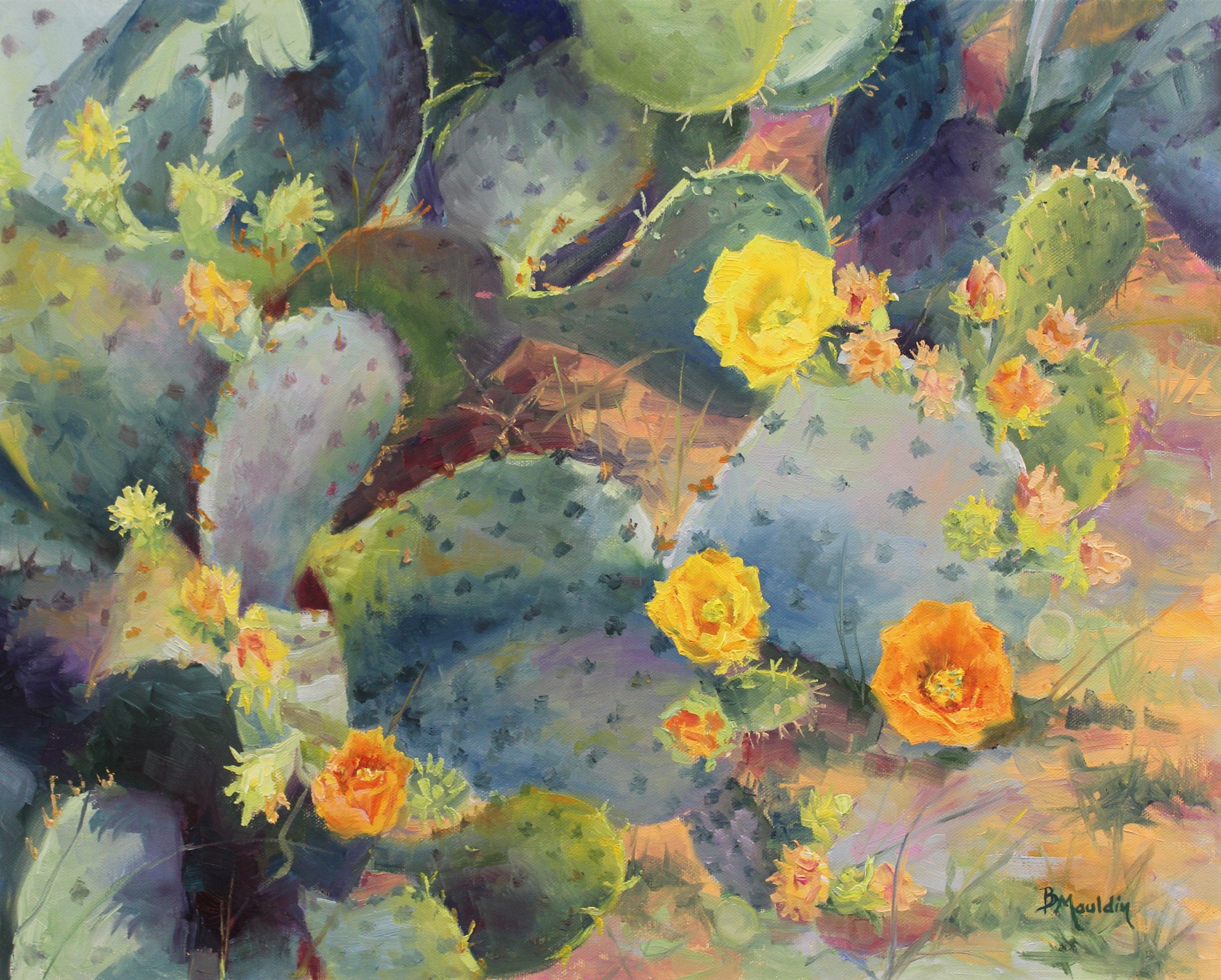 Cactus Curve by Barbara Mauldin