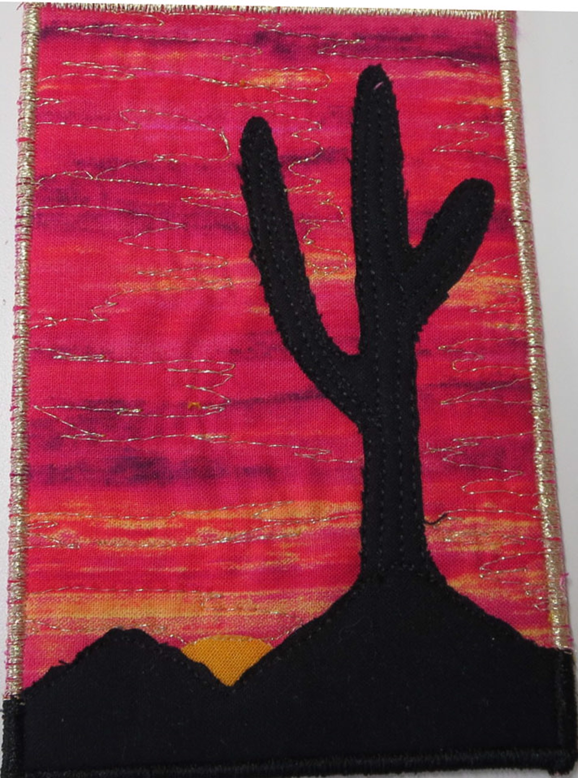 Saguaro @ Sunset 2 by Cheryl Langer