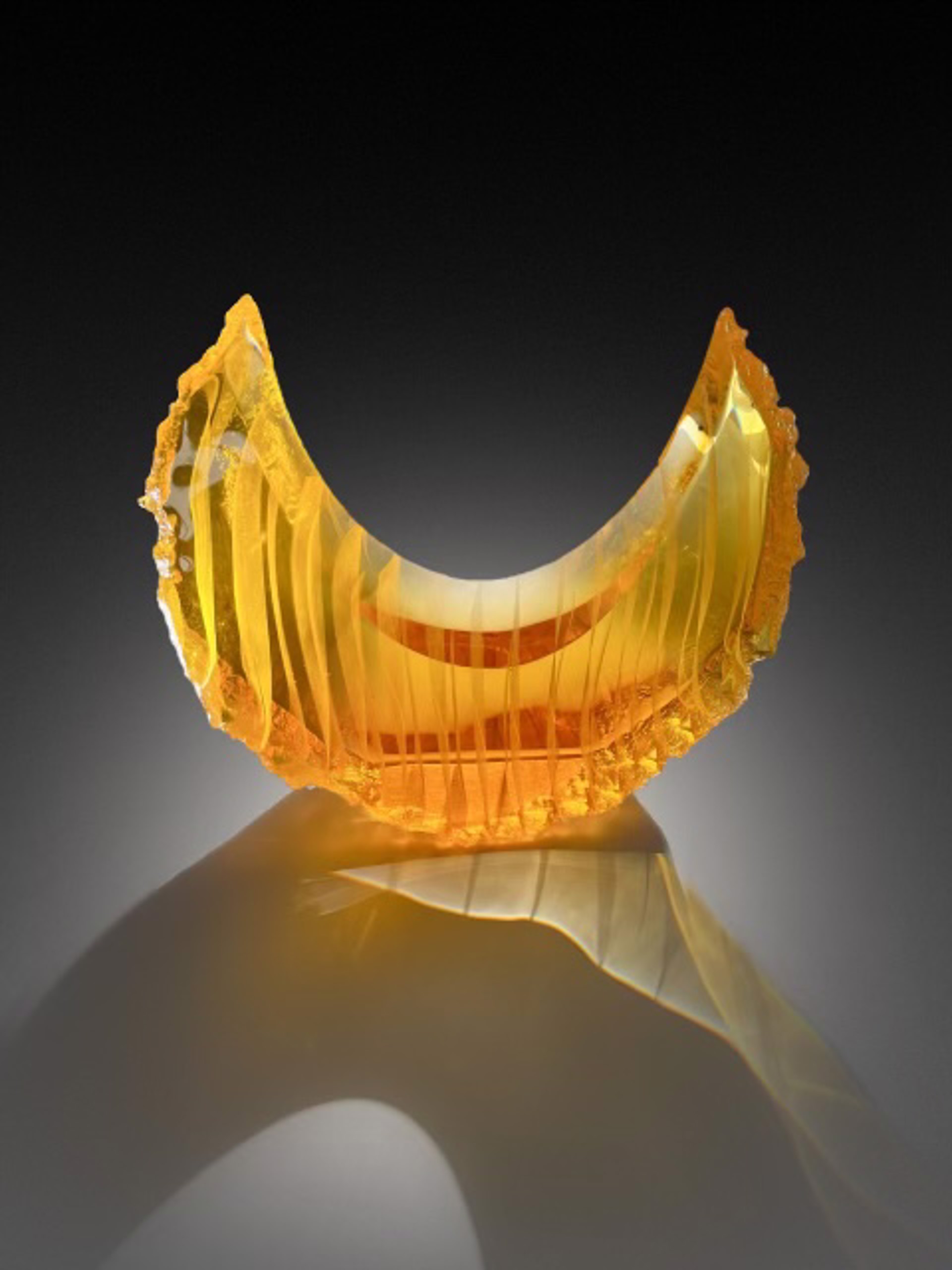 Gold Sun Half Moon by Alex Gabriel Bernstein (b. 1972)