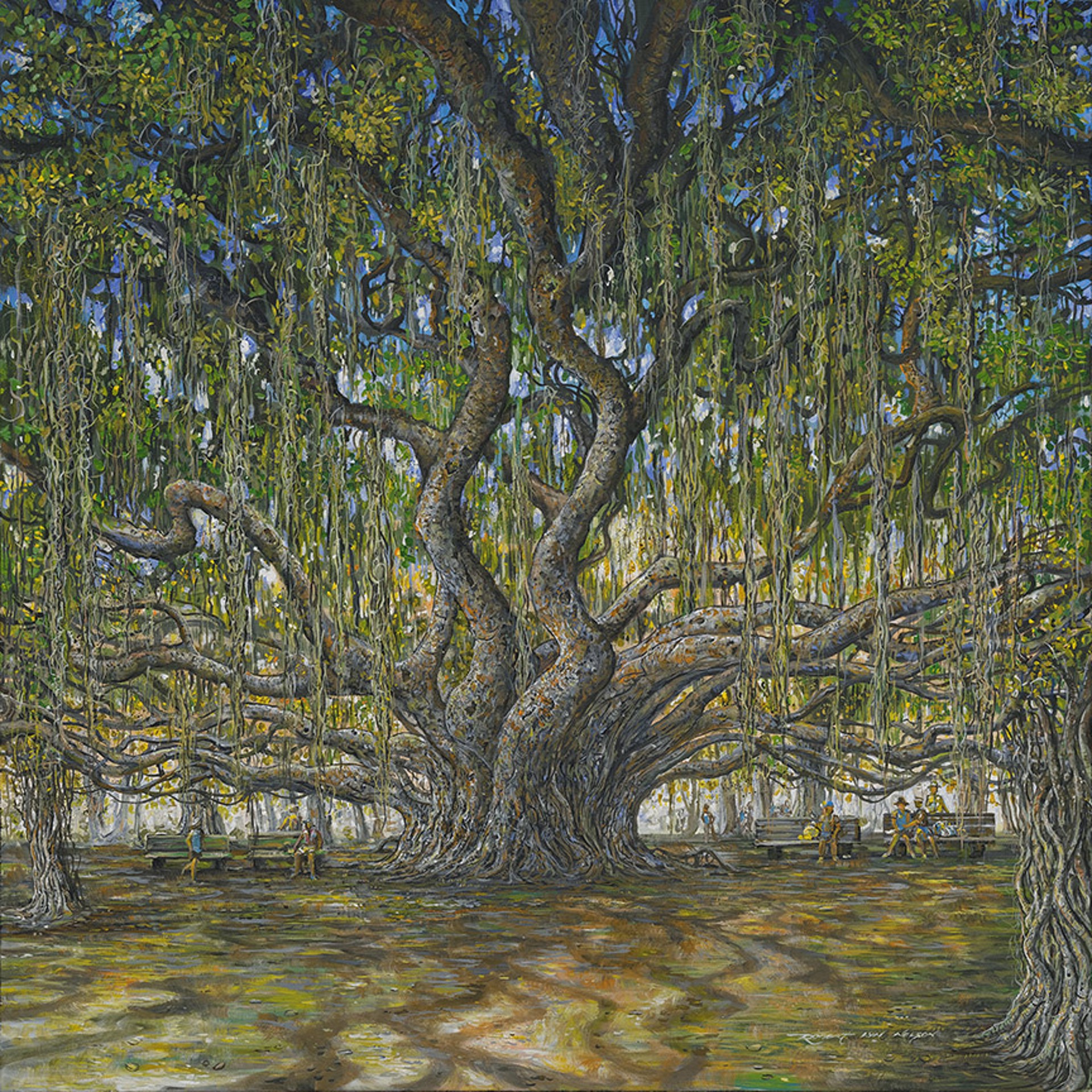 Lahaina Hope (Banyan Tree) by Robert Lyn Nelson