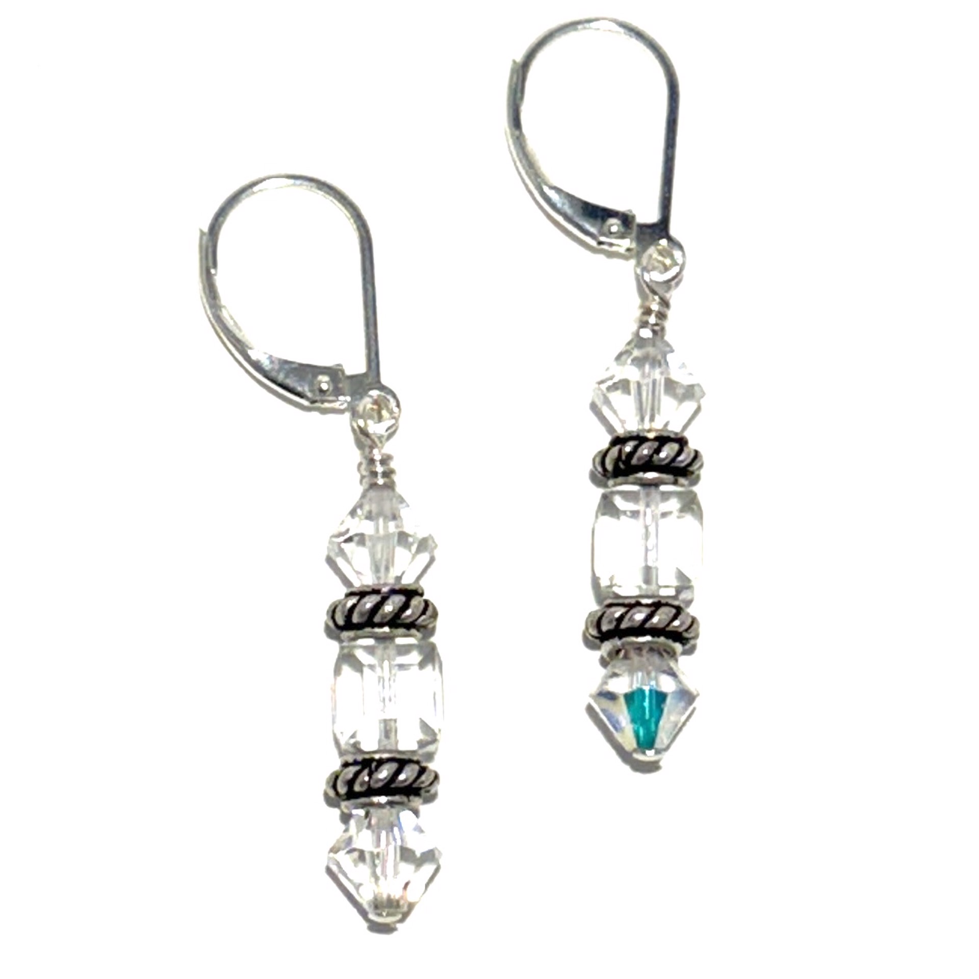 Clear “Diamond” Earrings April Birthstone SHOSH23-62 by Shoshannah Weinisch