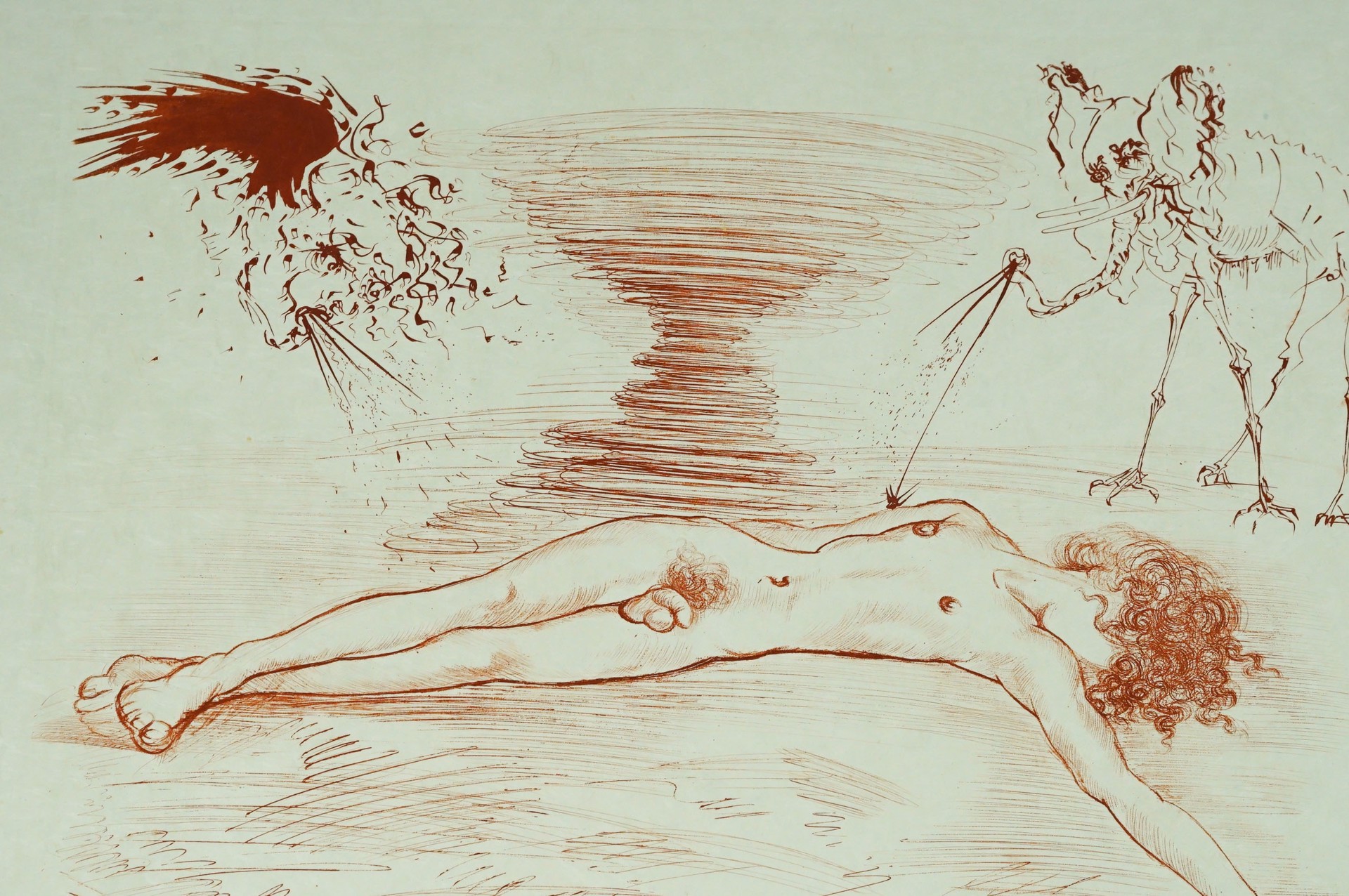 Mythology Hypnos by Salvador Dalí