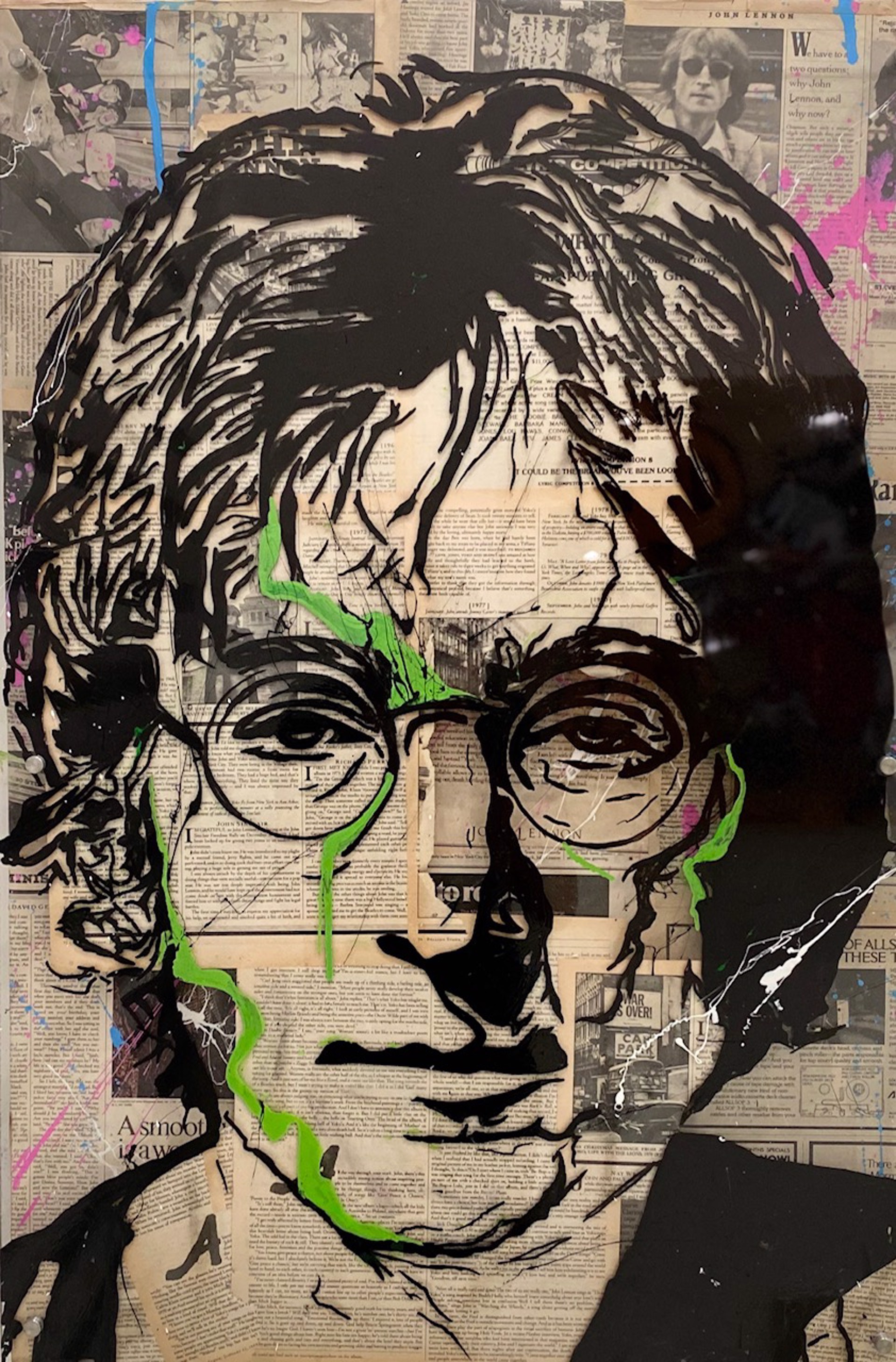 John Lennon- Imagine-SOLD/ Commission Available by Aaron Gigi