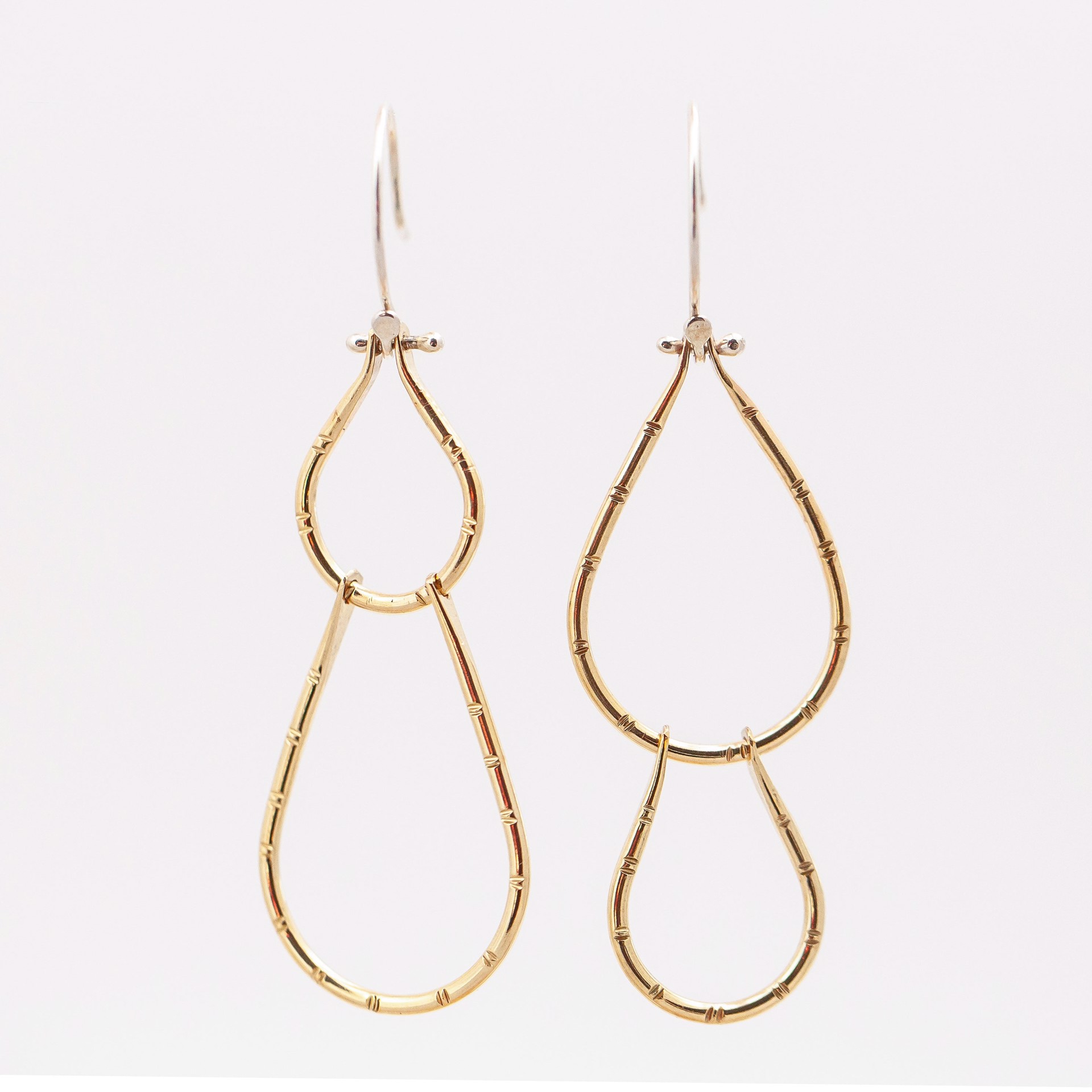 Nopal Asymetrical Earring - Brass by Clementine & Co. Jewelry