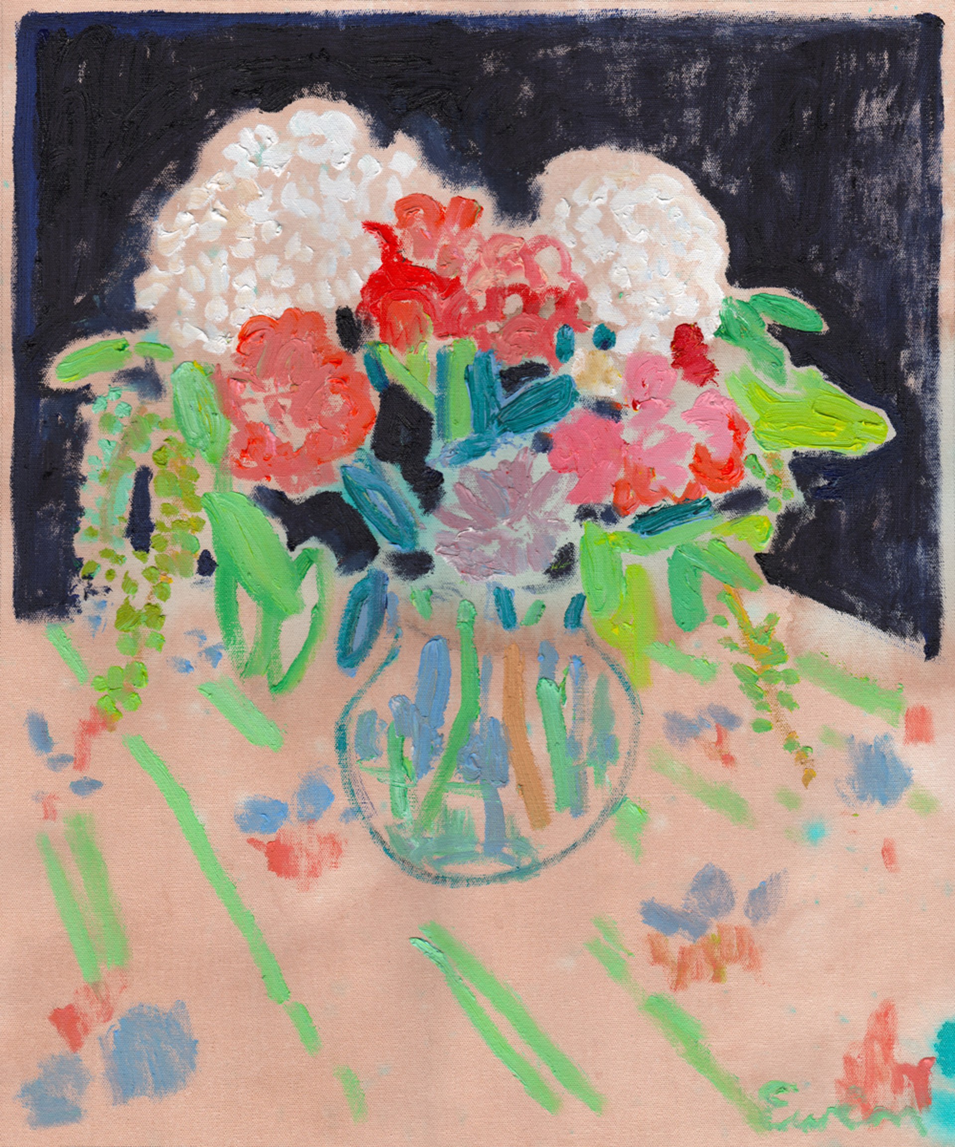 Bouquet Dark Background by Anne-Louise Ewen