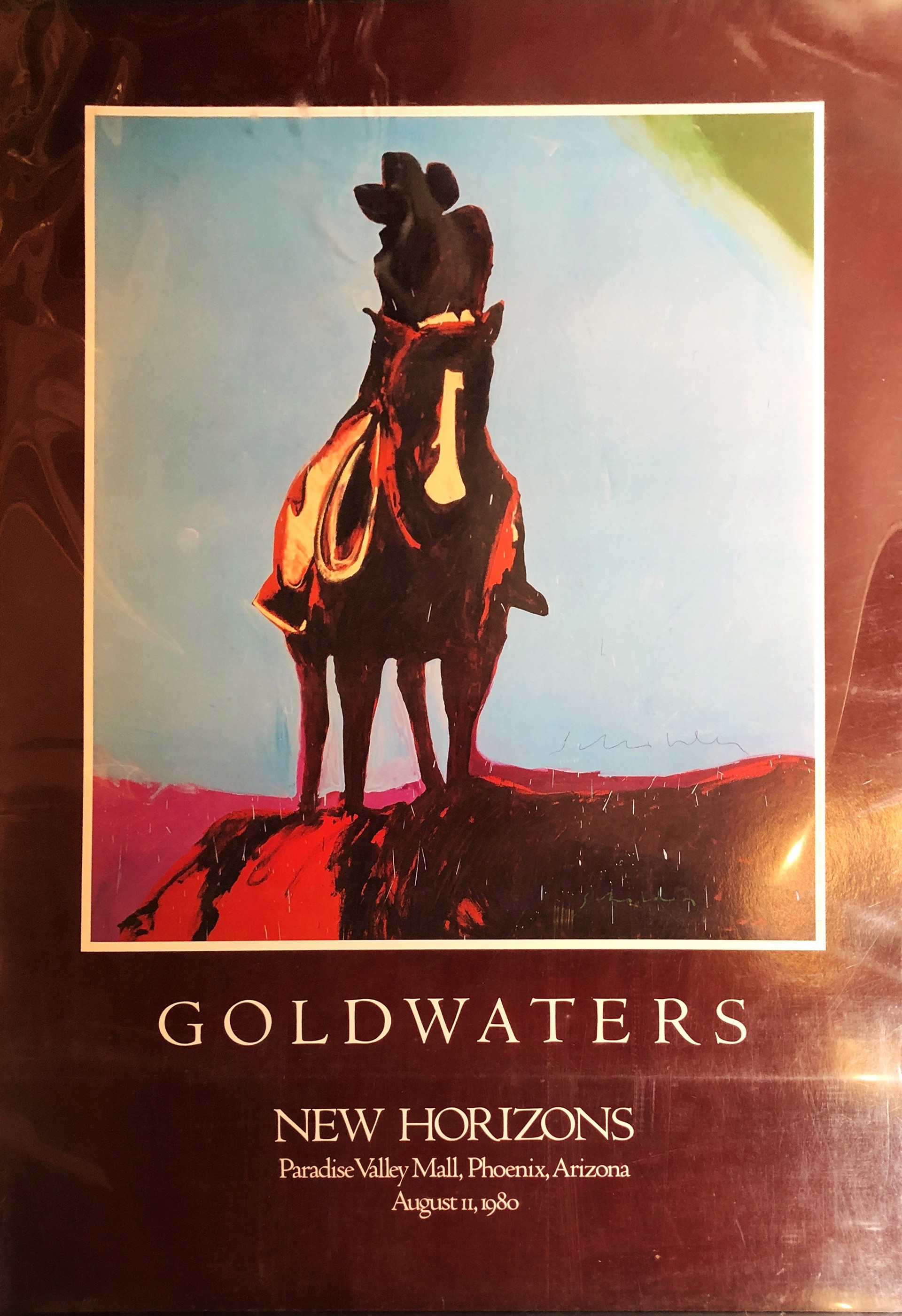 Goldwaters New Horizons Paradise Valley Mall, Phoenix, Arizona Poster by Fritz Scholder