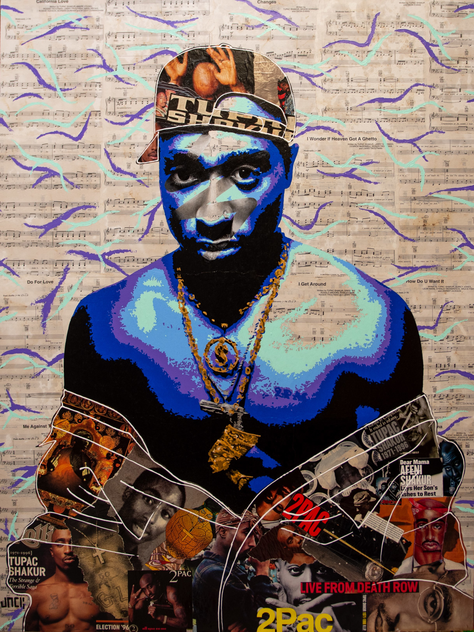 Tupac Shakur by Jack Flo