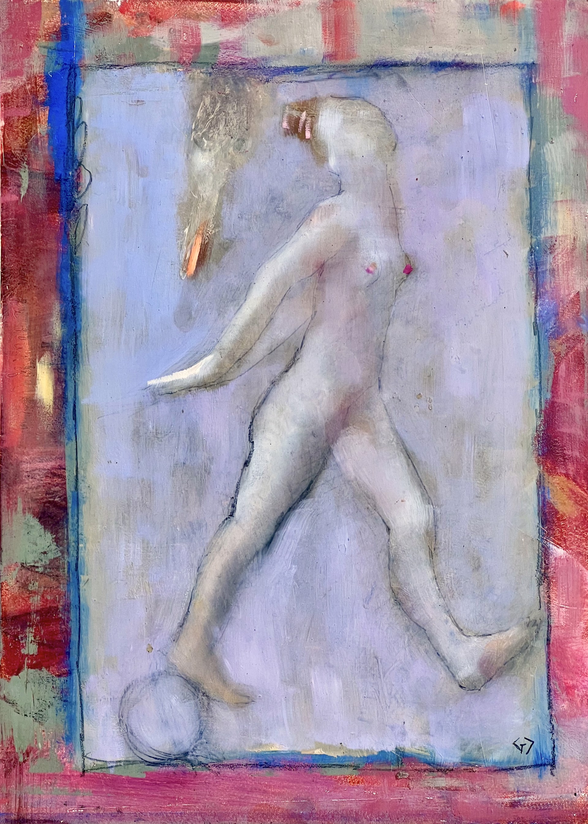 Nude with Flame by Greg Decker