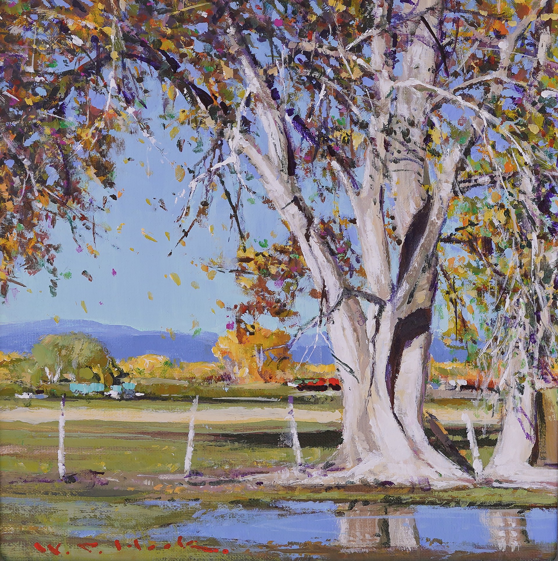 Field Puddle by William C. Hook | Meyer Gallery