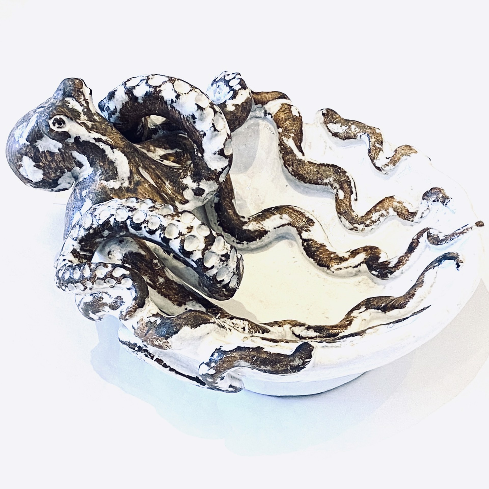 Small Octopus Bowl SG23-48 by Shayne Greco