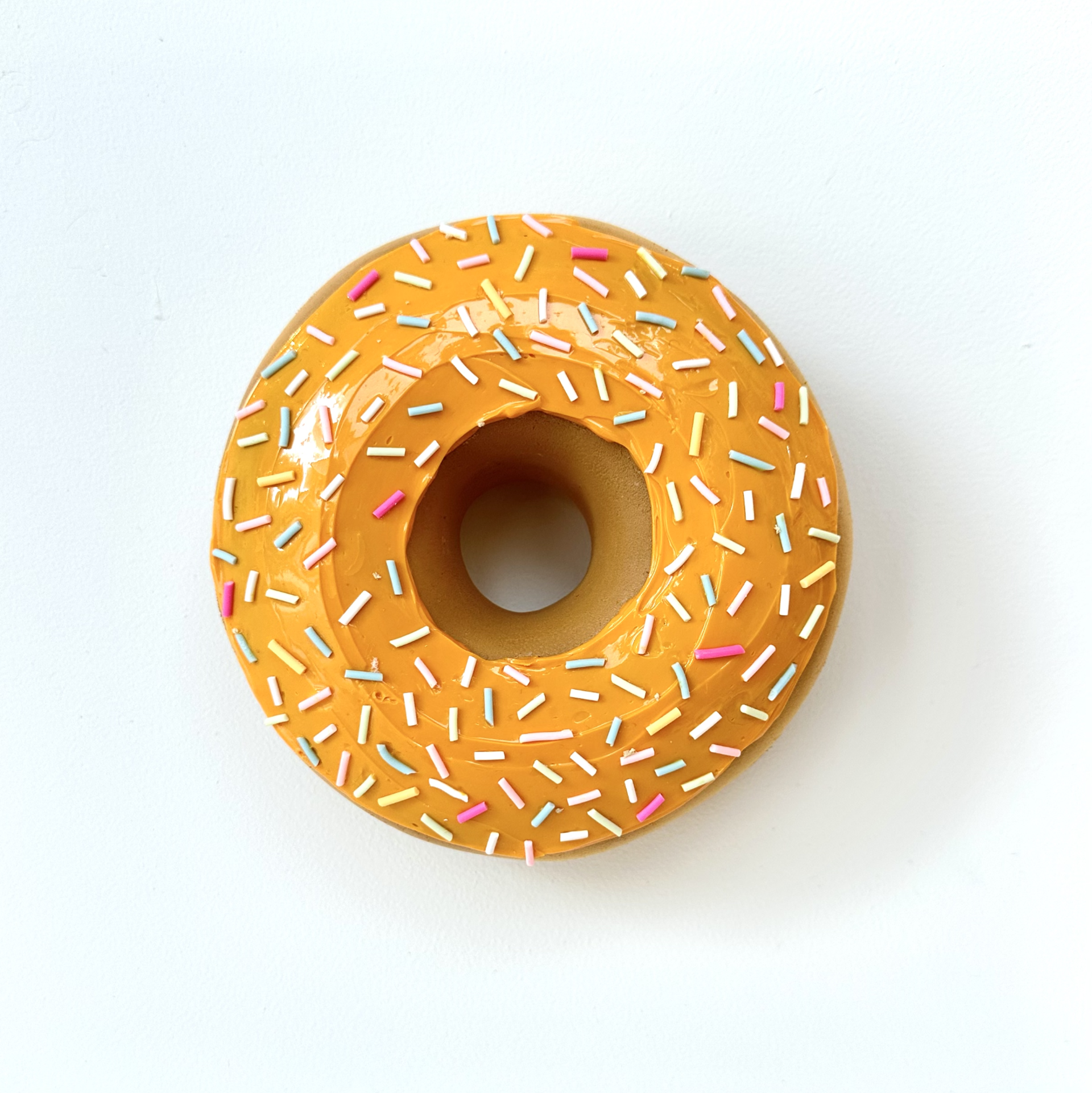 Orange Sprinkle Donut by Anna Sweet