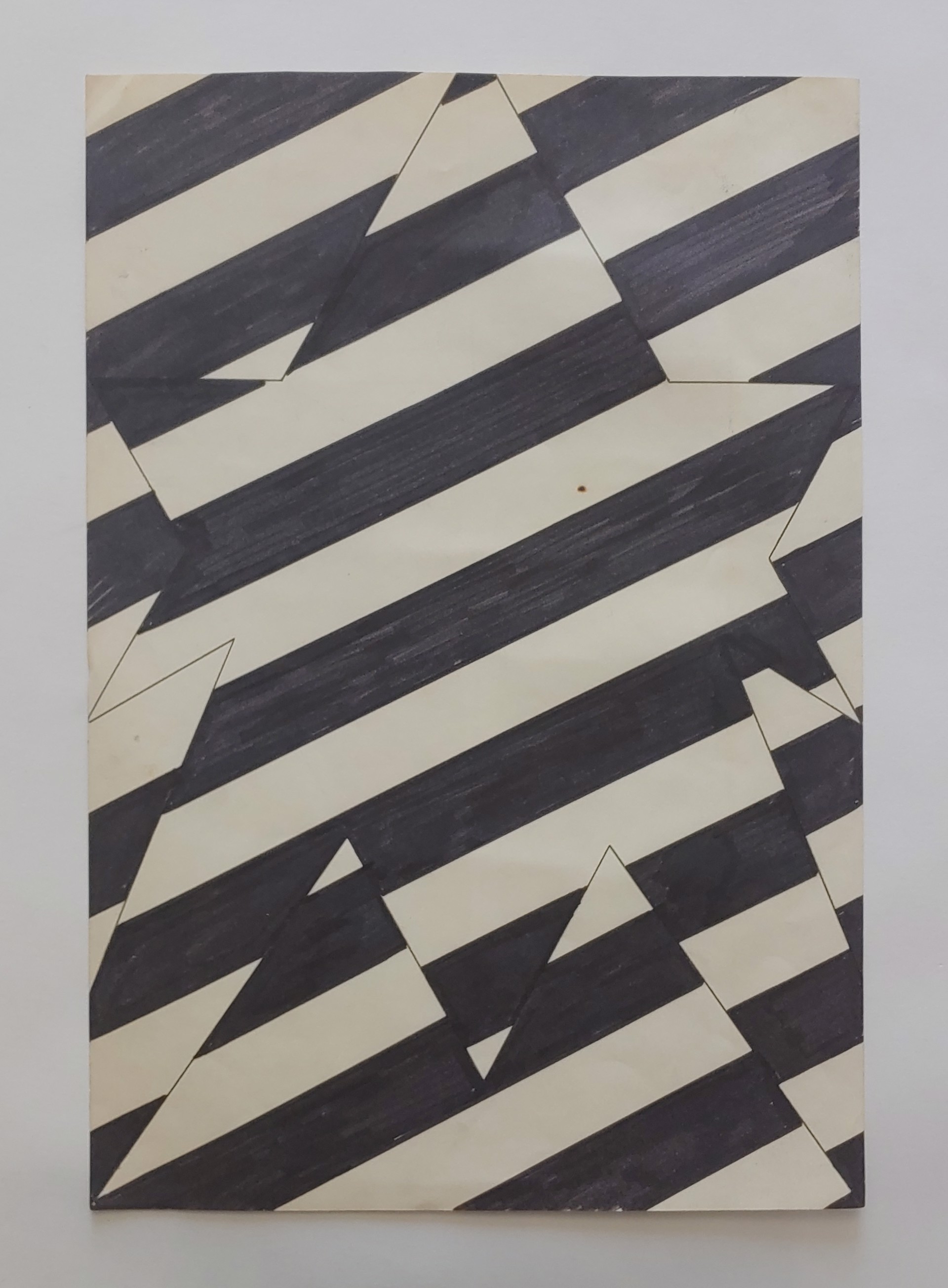 Stripes #2 - Drawing by David Amdur