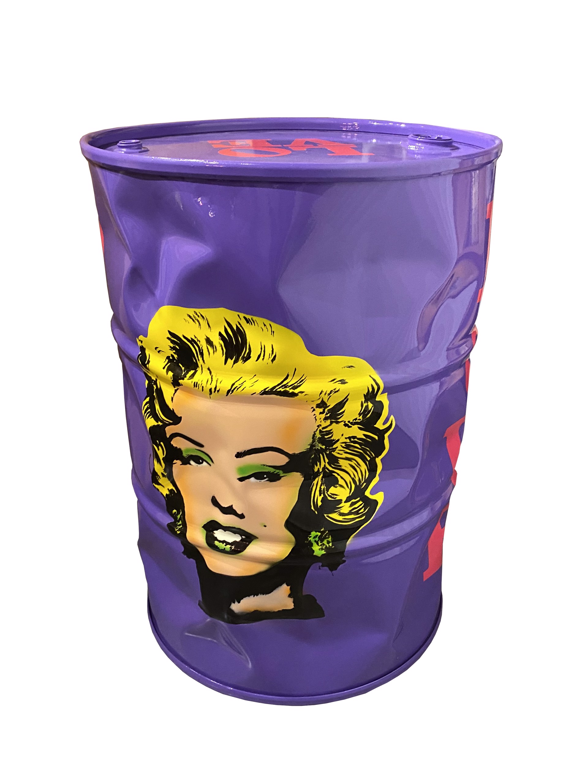 "Love-Marilyn Monroe Purple" by Brand Logo Barrels by Efi Mashiah