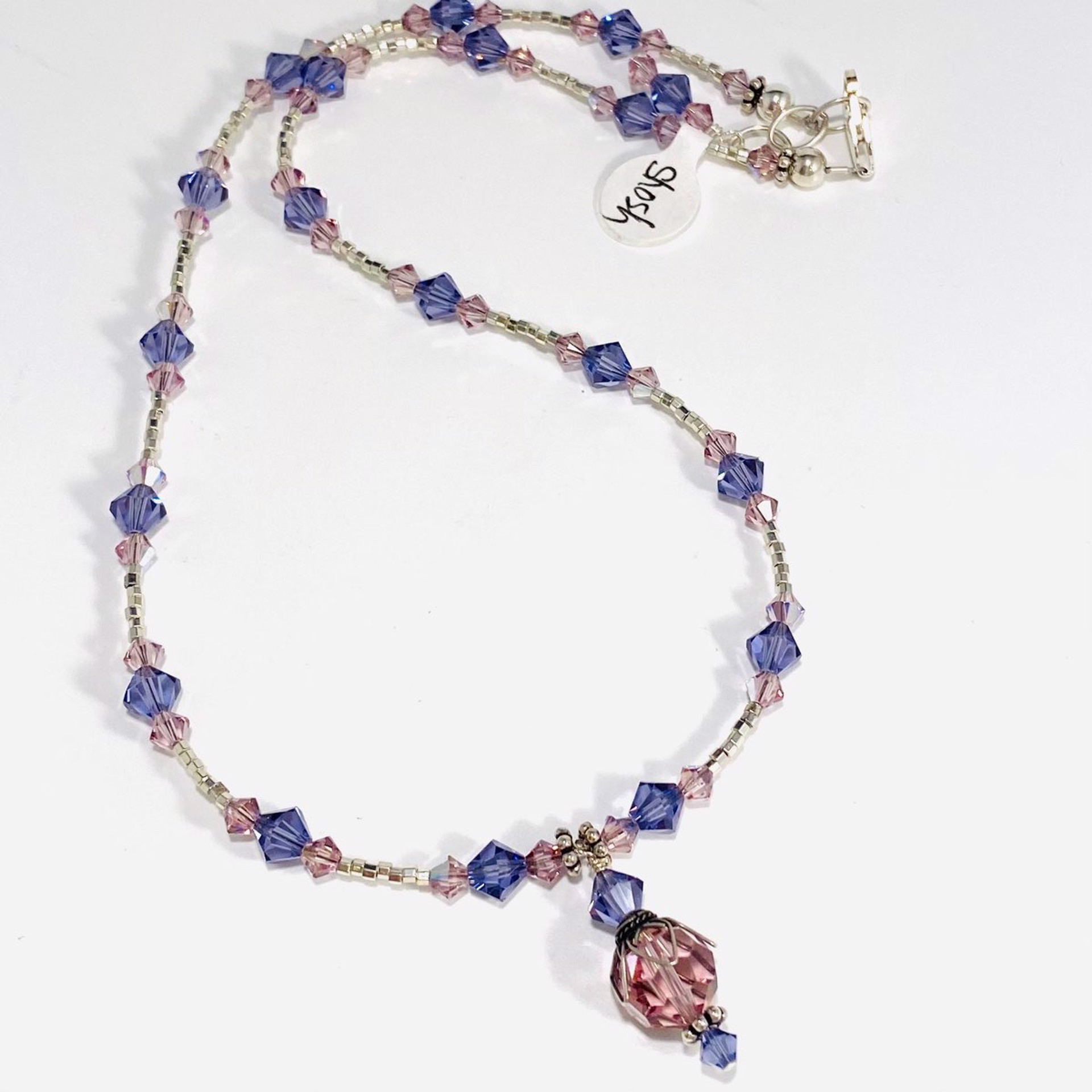Birthstone Necklace~June Alexanderite Swarovski Crystals SHOSH22-11 by Shoshannah Weinisch