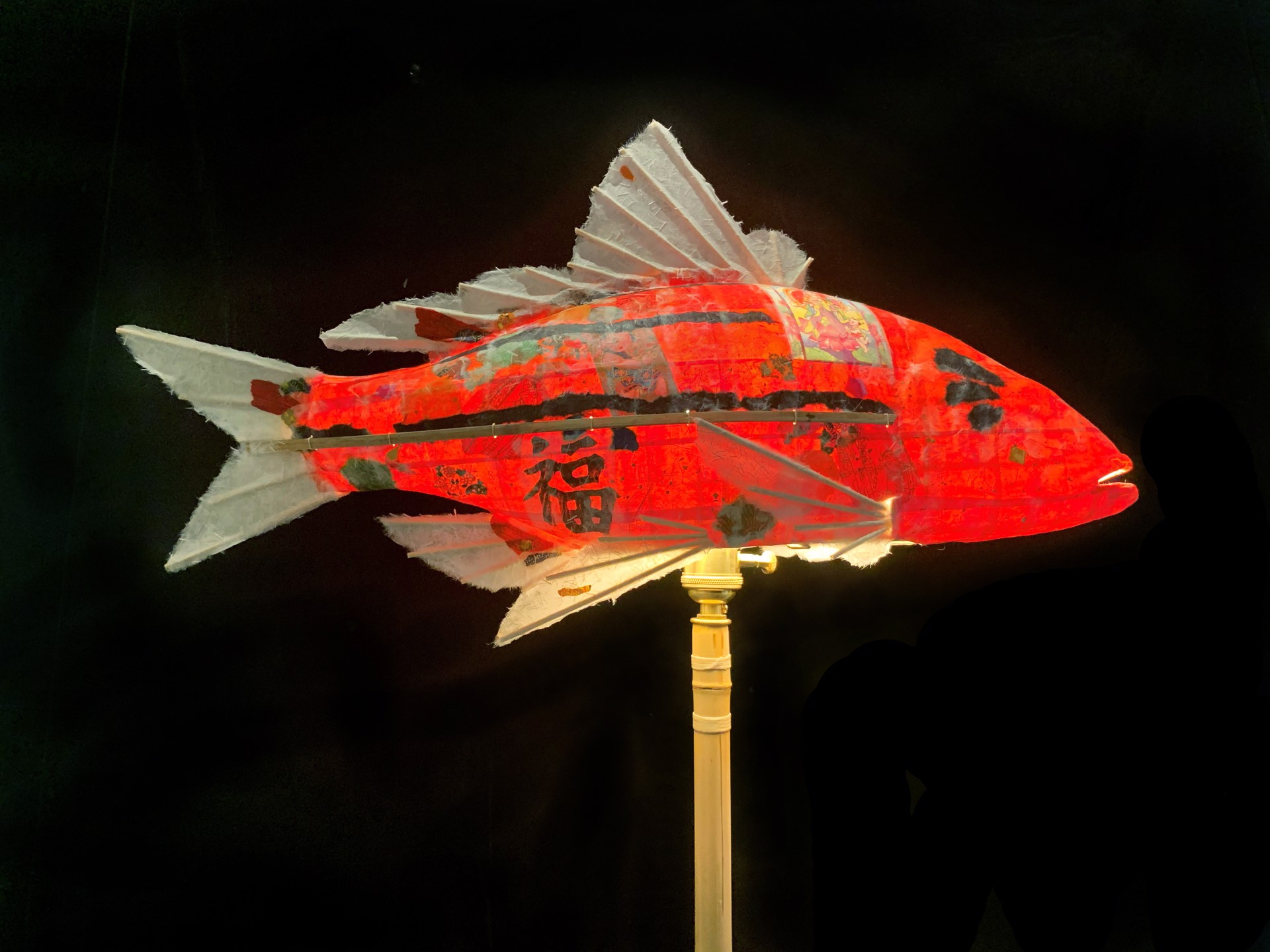Red Striped Bass commission for Larry & Kathy (deposit) by Elaine Hanowell